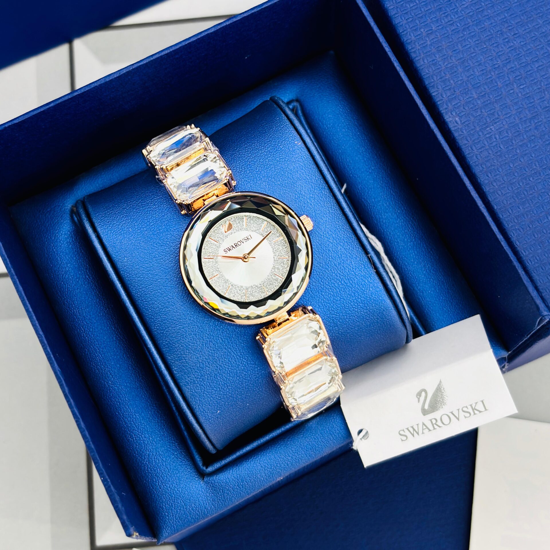 Buy First Copy Swarovski Millenia Octagon Watch for Women - Master Quality 7A Mirror at Lowest Price Online India