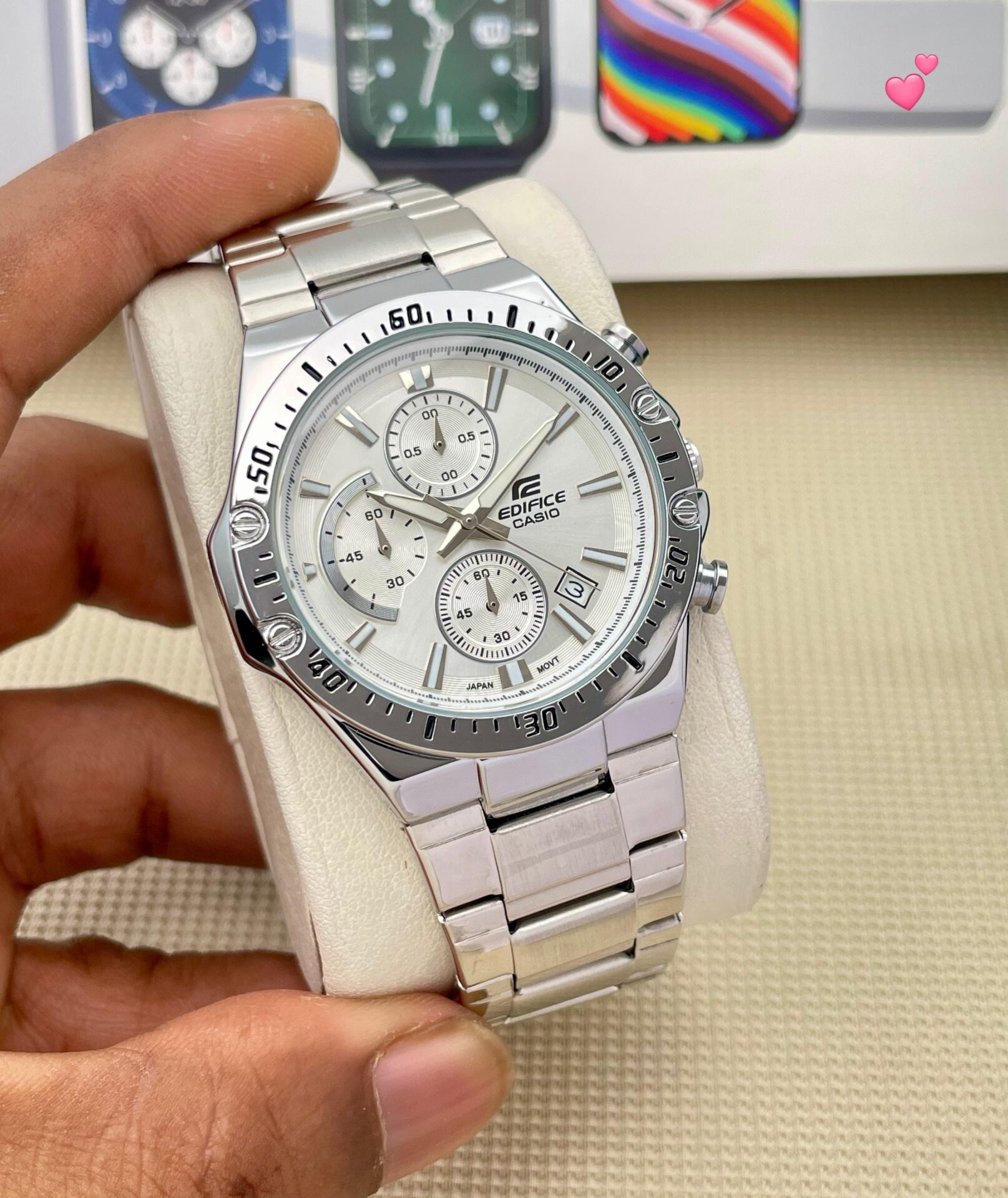 Buy First Copy Casio Edifice Chronograph Watch for Men - Master Quality 7A Mirror at Lowest Price Online India