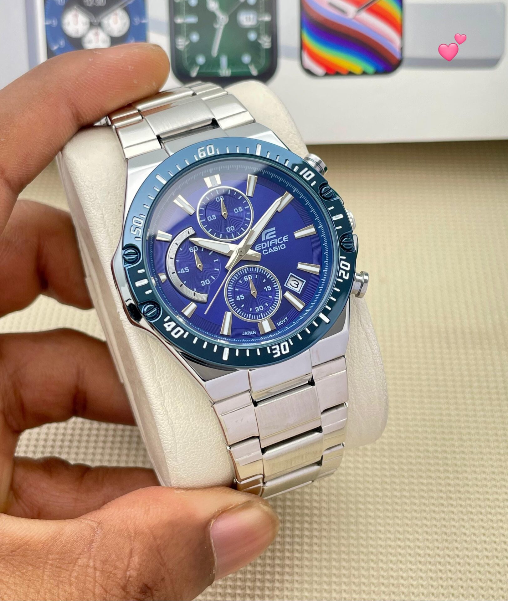 Buy First Copy Casio Edifice Chronograph Watch for Men - Master Quality 7A Mirror at Lowest Price Online India