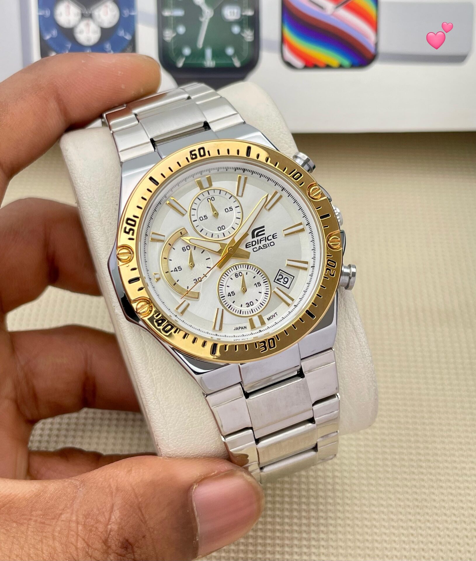 Buy First Copy Casio Edifice Chronograph Watch for Men - Master Quality 7A Mirror at Lowest Price Online India