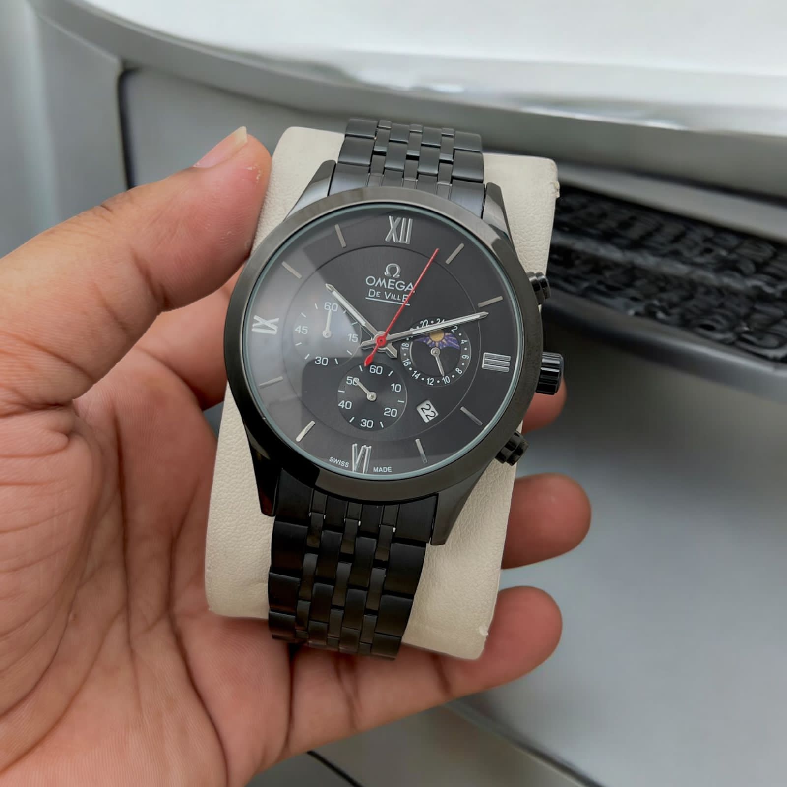 Buy First Copy Omega Chronograph Watch for Men - Master Quality 7A Mirror at Lowest Price Online India