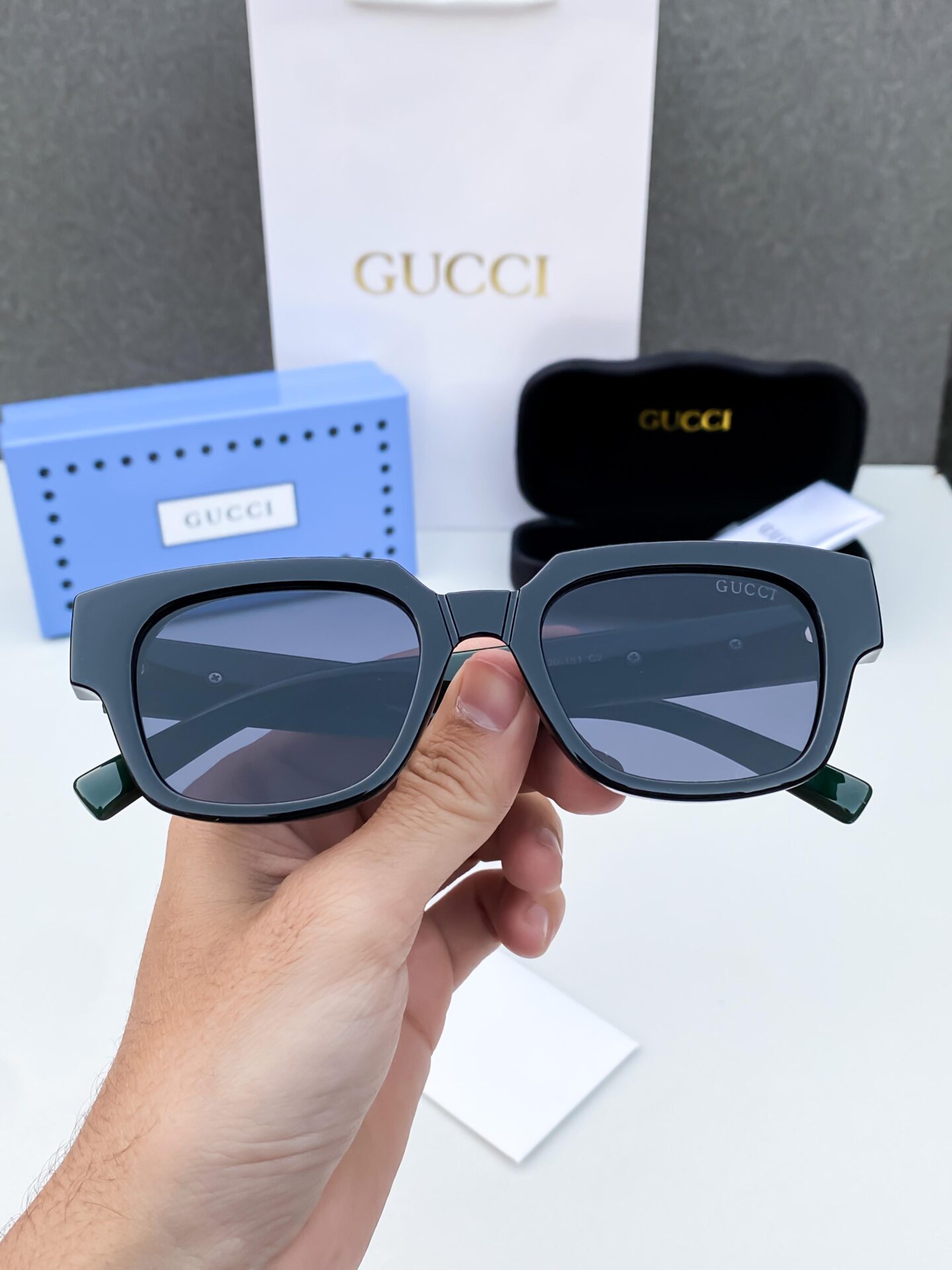 Buy First Copy Gucci Inspired Sunglasses with Web Stripe Detail - Master Quality 7A Mirror at Lowest Price Online India