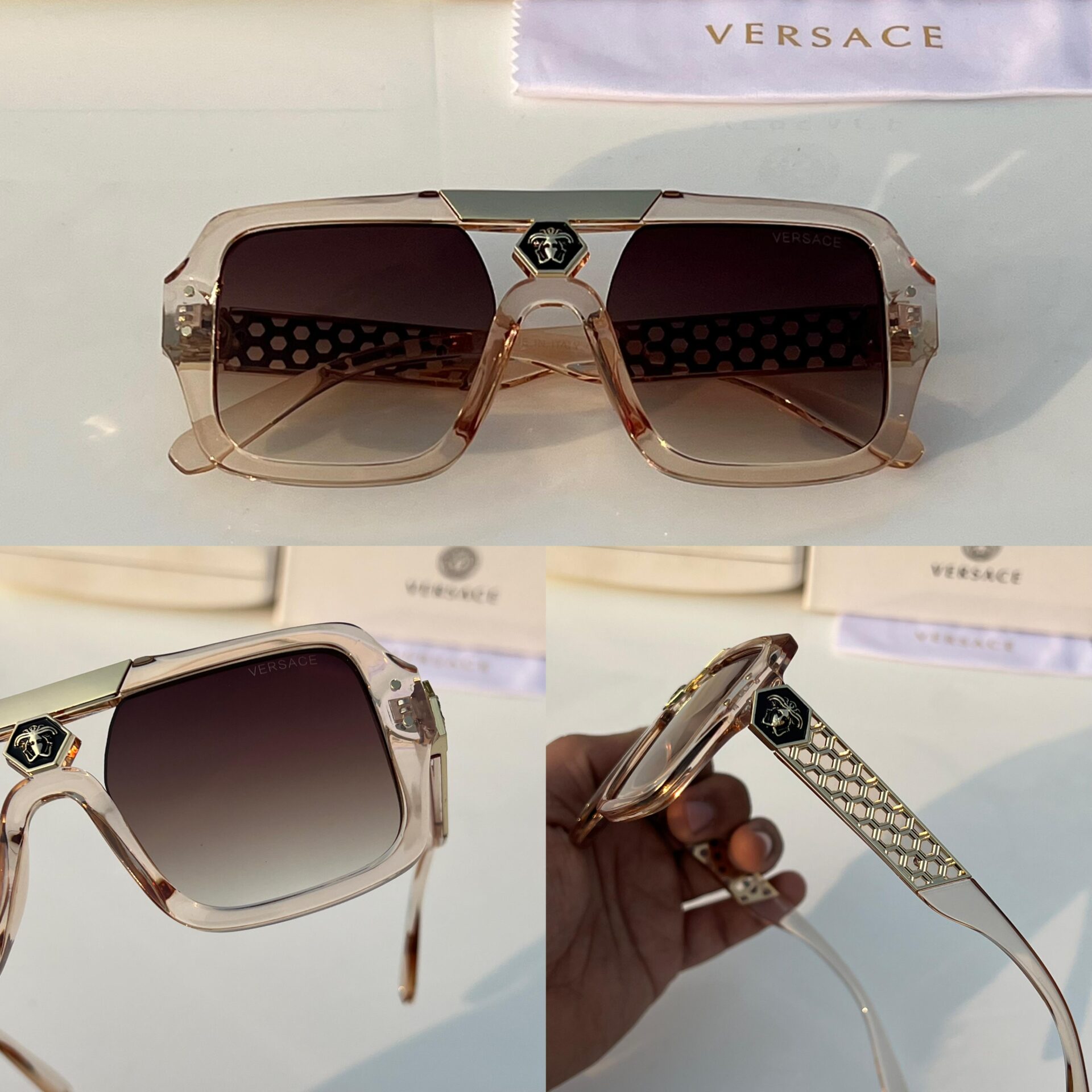Buy First Copy Versace Square Sunglasses for Women - Master Quality 7A Mirror at Lowest Price Online India