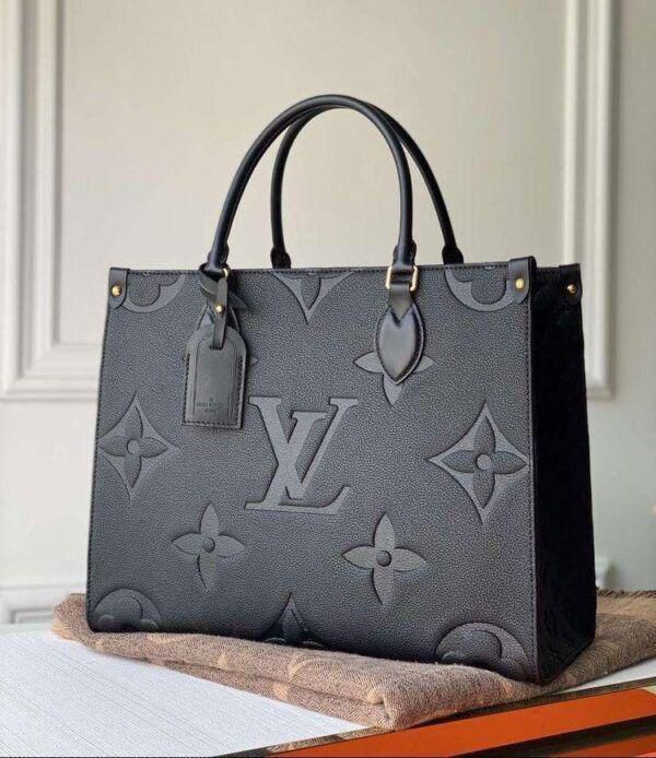 Buy First Copy Louis Vuitton On The Go MM Monogram Empreinte Tote Bag - Master Quality 7A Mirror at Lowest Price Online India