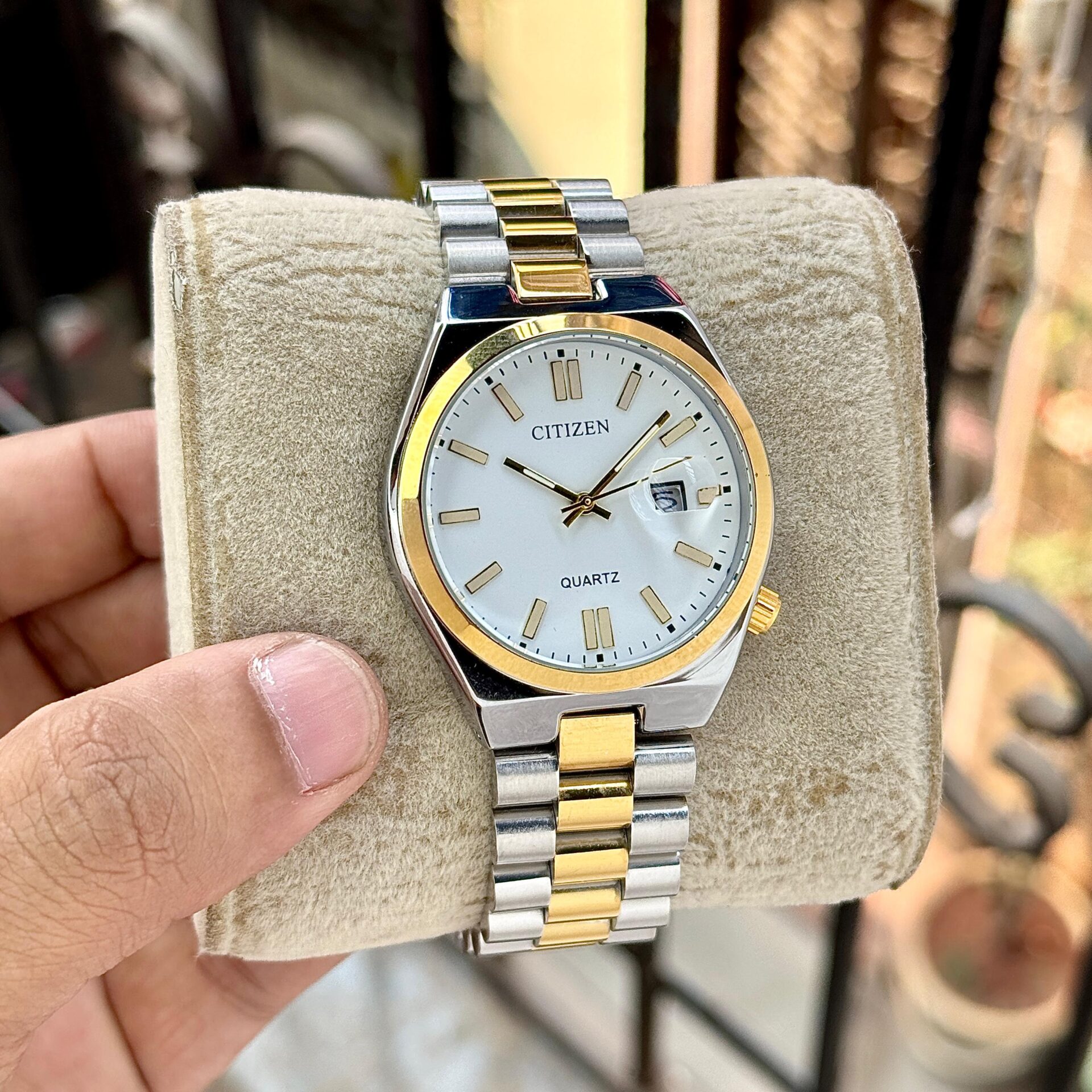 Buy First Copy Citizen Men’s Classic Watch with Two-Tone Bracelet 41mm - Master Quality 7A Mirror at Lowest Price Online India