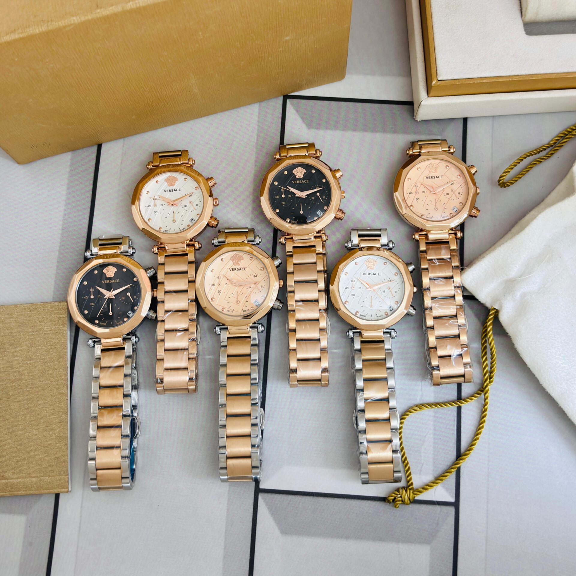 Buy First Copy Versace Women’s Chronograph Watch Collection - Master Quality 7A Mirror at Lowest Price Online India