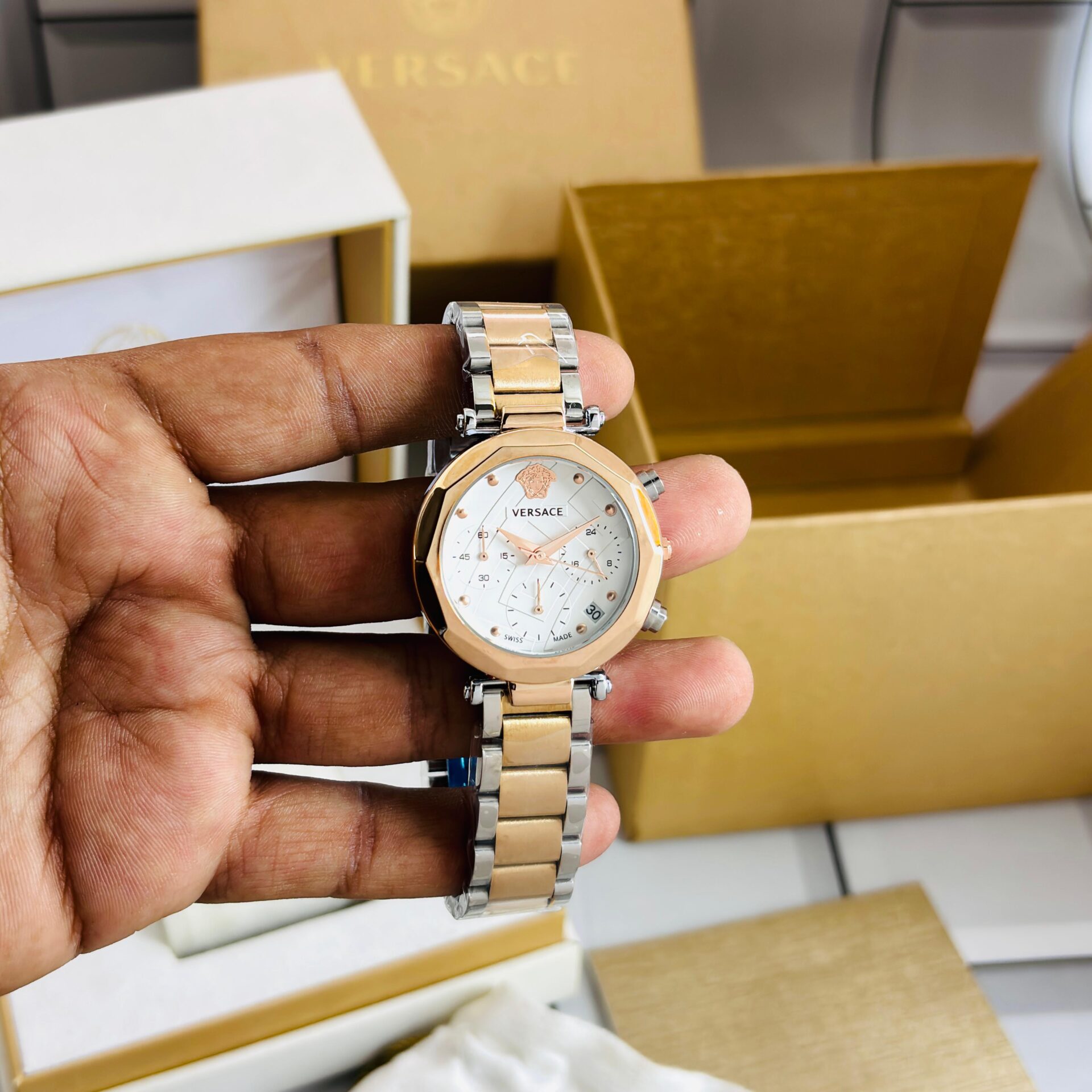 Buy First Copy Versace Women’s Chronograph Watch Collection - Master Quality 7A Mirror at Lowest Price Online India