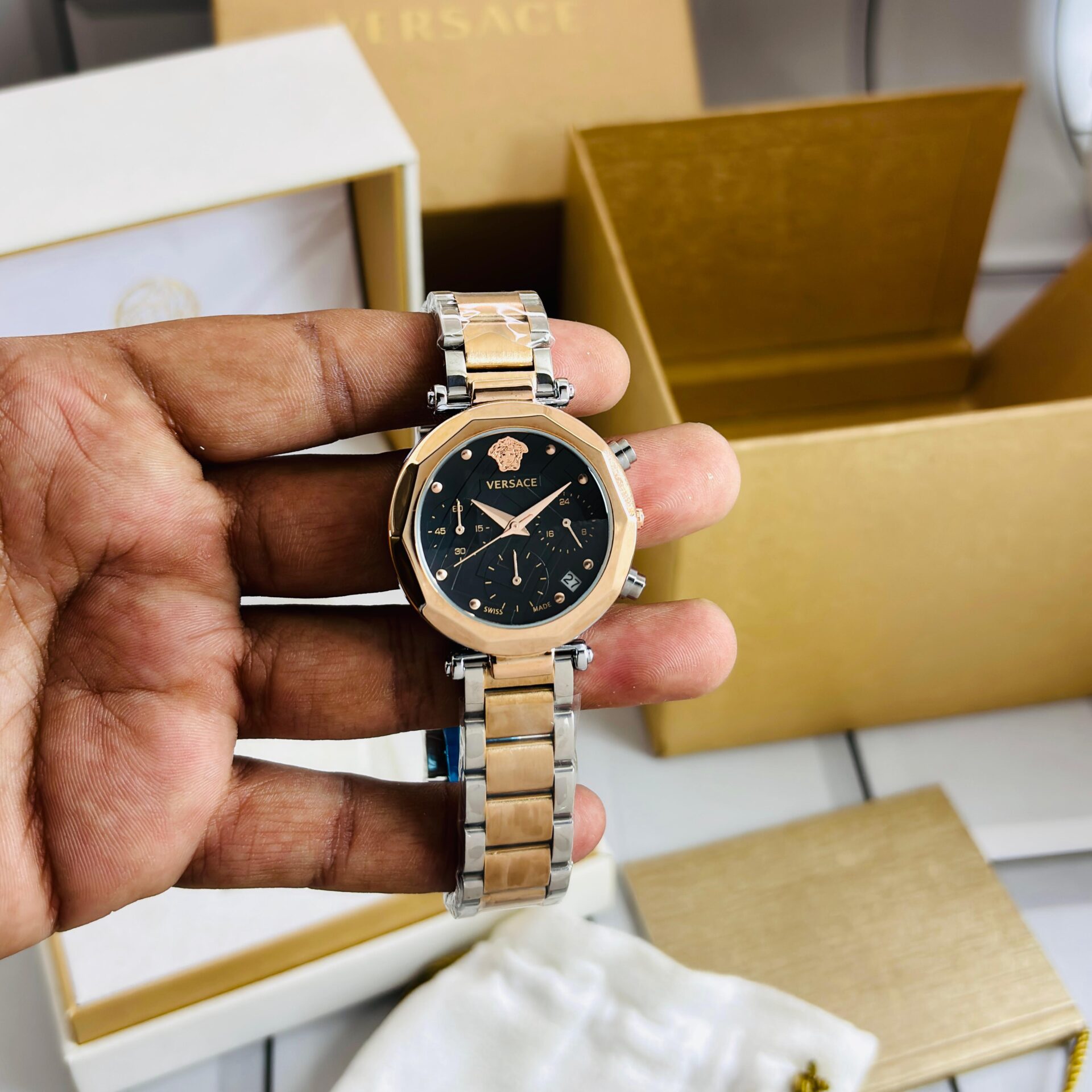 Buy First Copy Versace Women’s Chronograph Watch Collection - Master Quality 7A Mirror at Lowest Price Online India