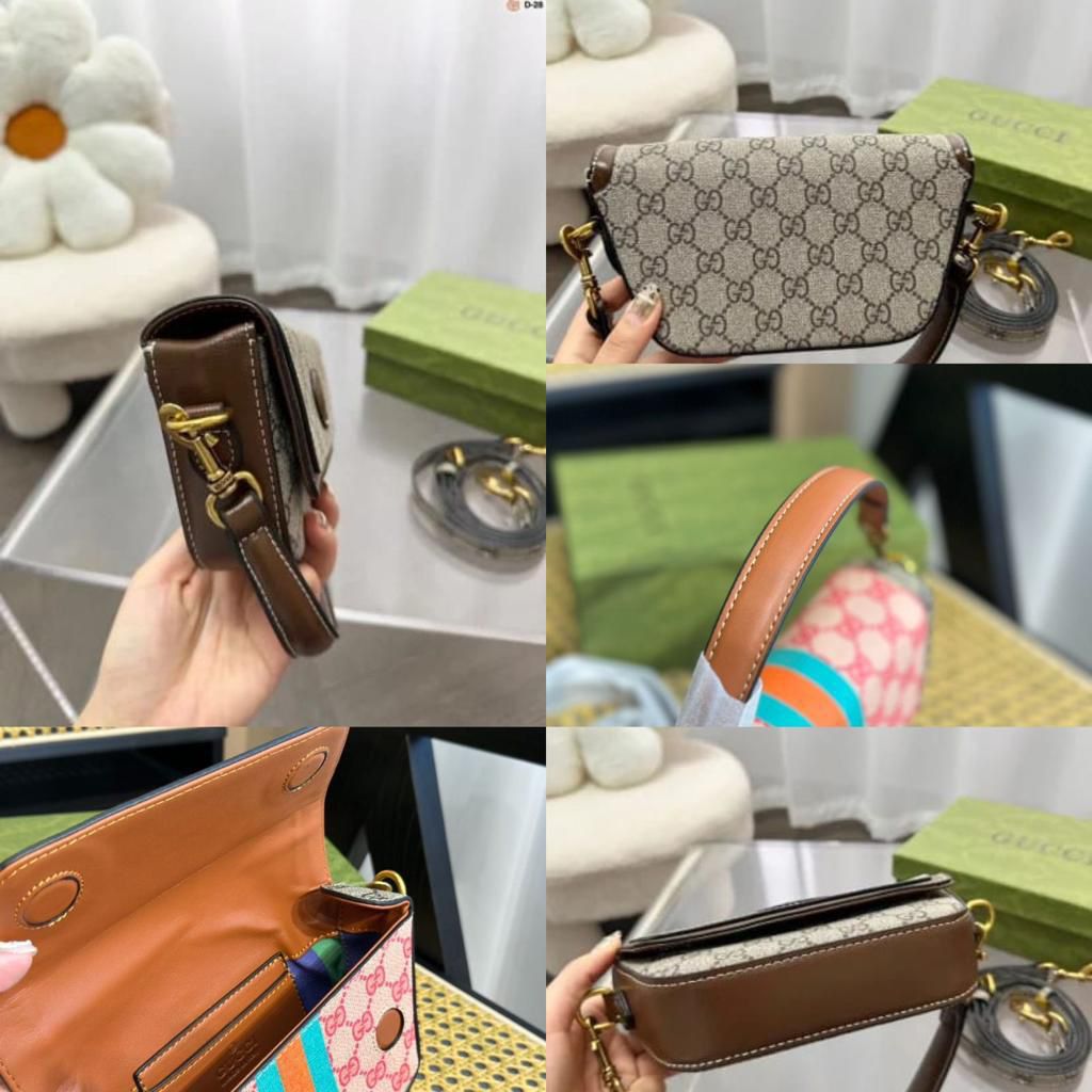 Buy First Copy Gucci GG Mini Ophidia Women Sling Bag with Web Stripe Detail - Master Quality 7A Mirror at Lowest Price Online India