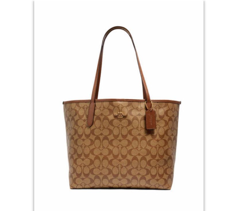 Buy First Copy Coach City Large Women Tote Bag – Signature Style - Master Quality 7A Mirror at Lowest Price Online India