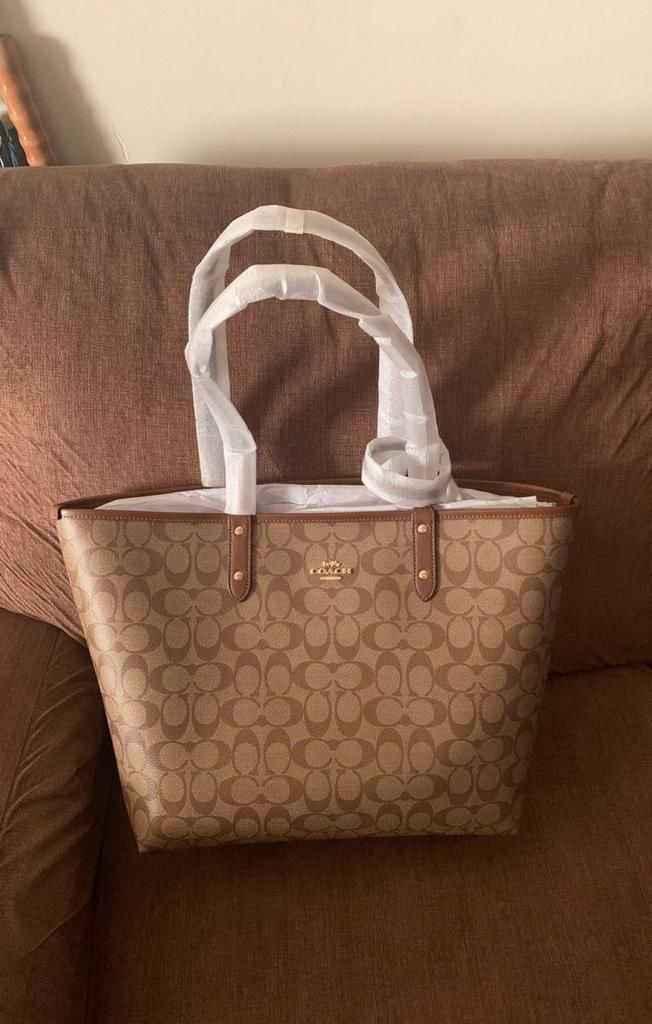 Buy First Copy Coach Tote Bag Zip Top For Women