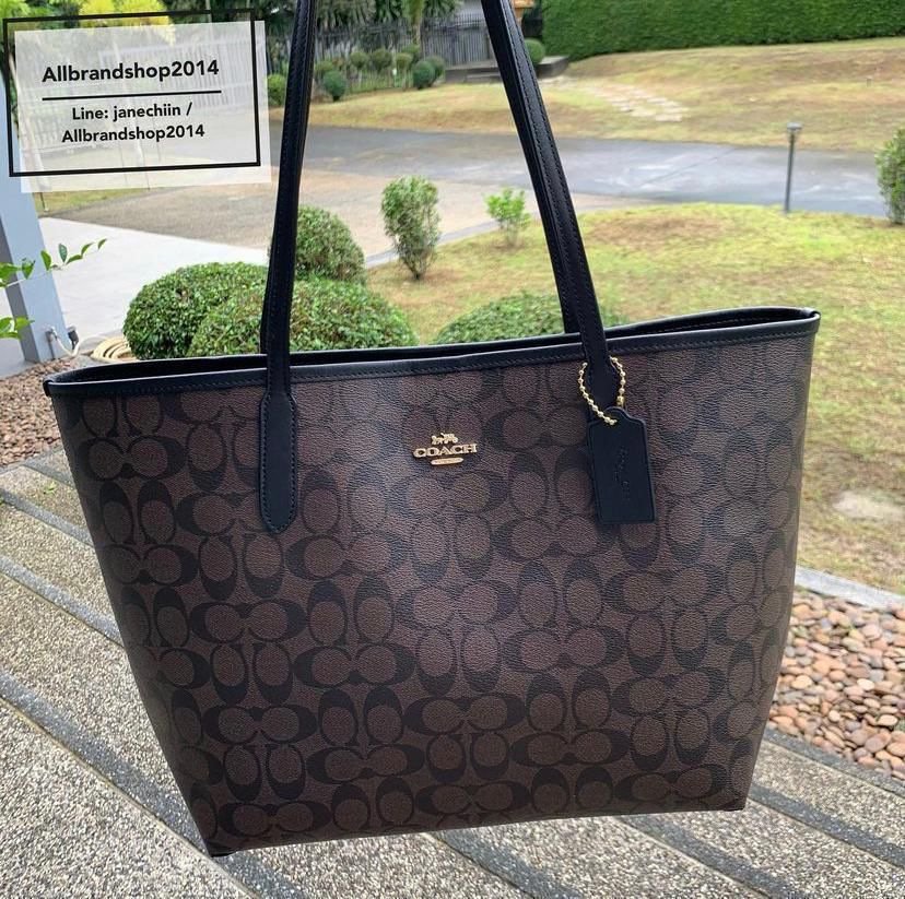 Buy First Copy Coach Tote Bag Zip Top For Women