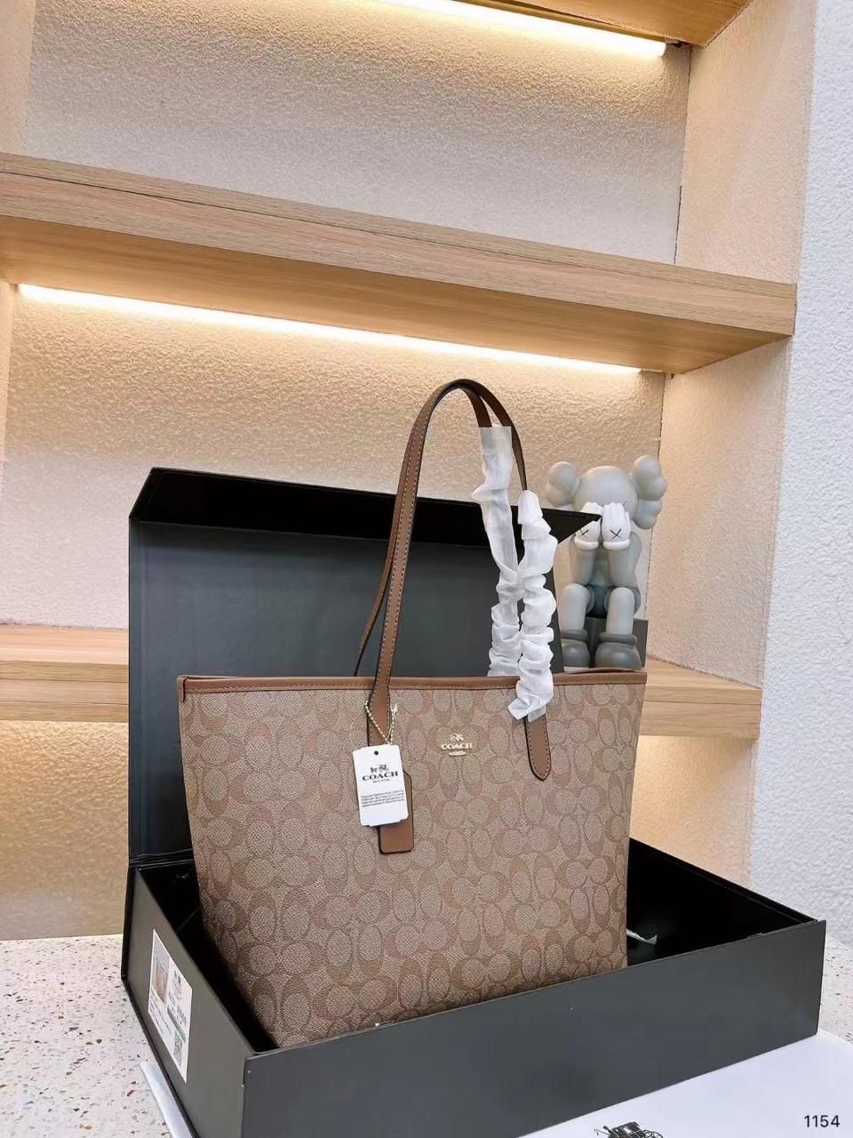 Buy First Copy Coach Tote Bag Zip Top For Women