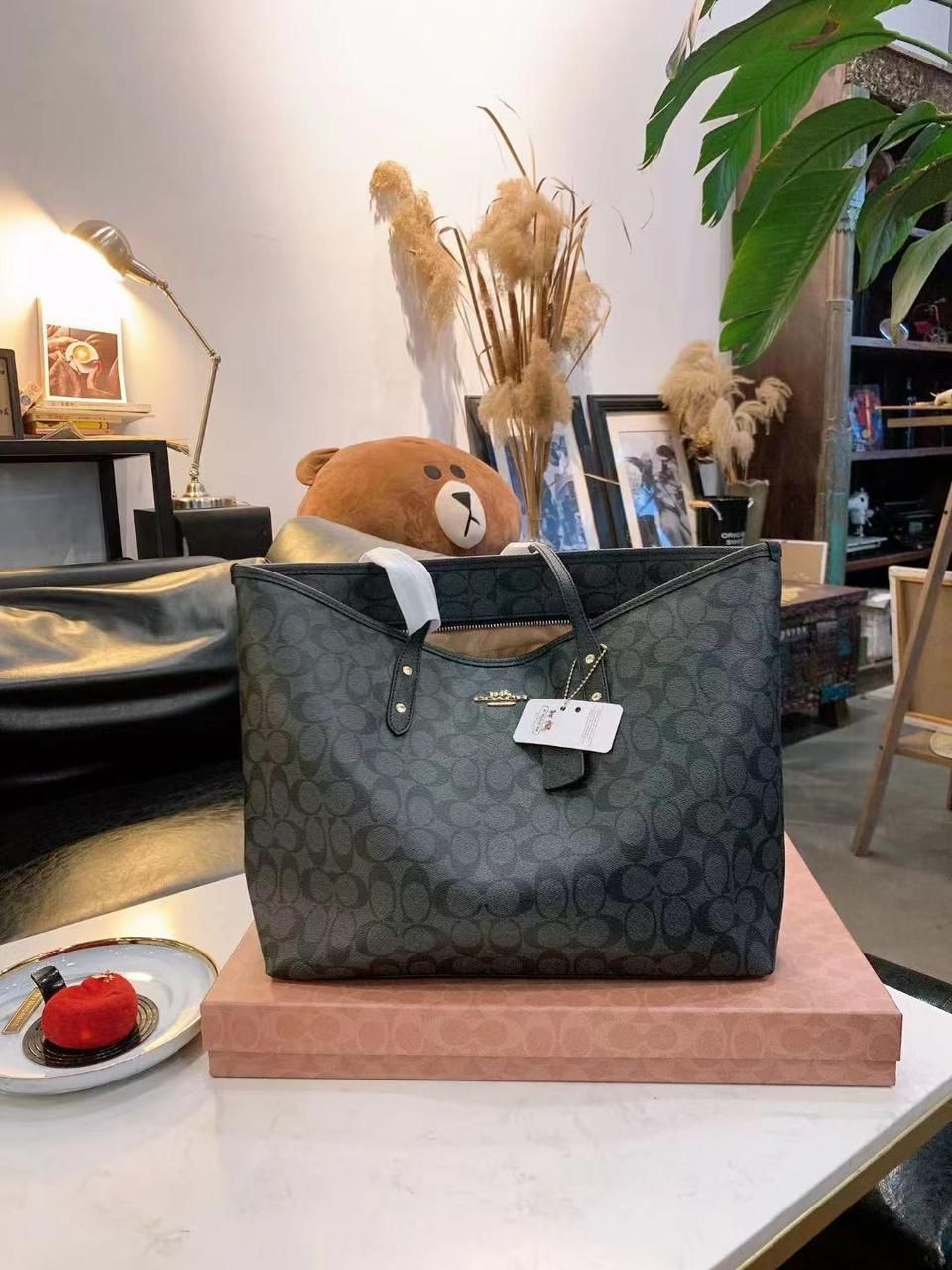 Buy First Copy Coach Tote Bag Zip Top For Women