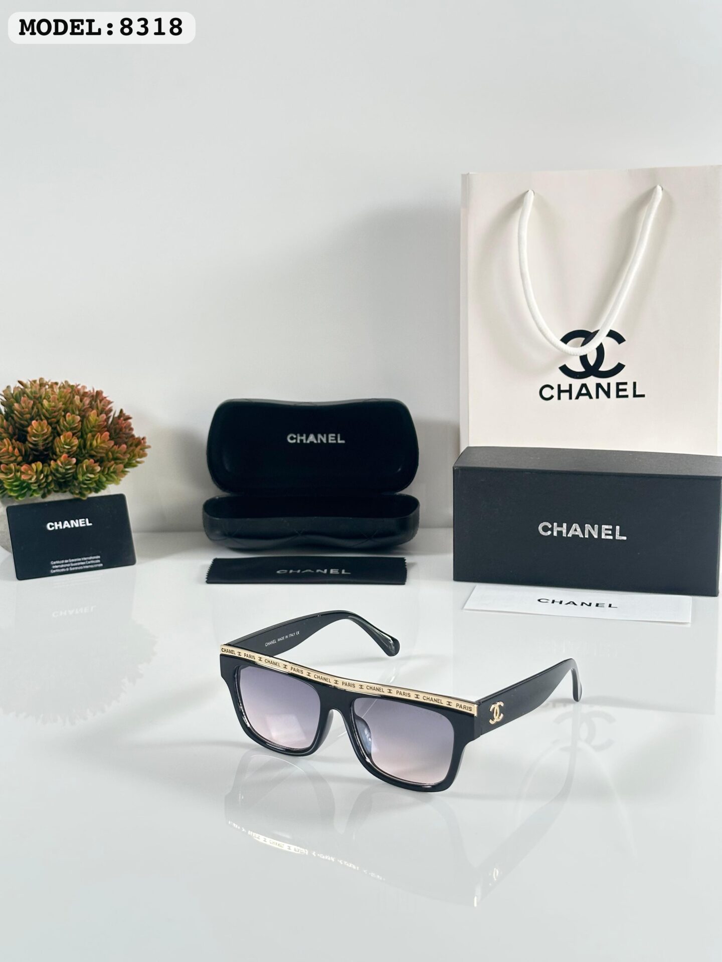 Buy First Copy Chanel Model 8318 Unisex Sunglasses – Luxurious and Elegant - Master Quality 7A Mirror at Lowest Price Online India