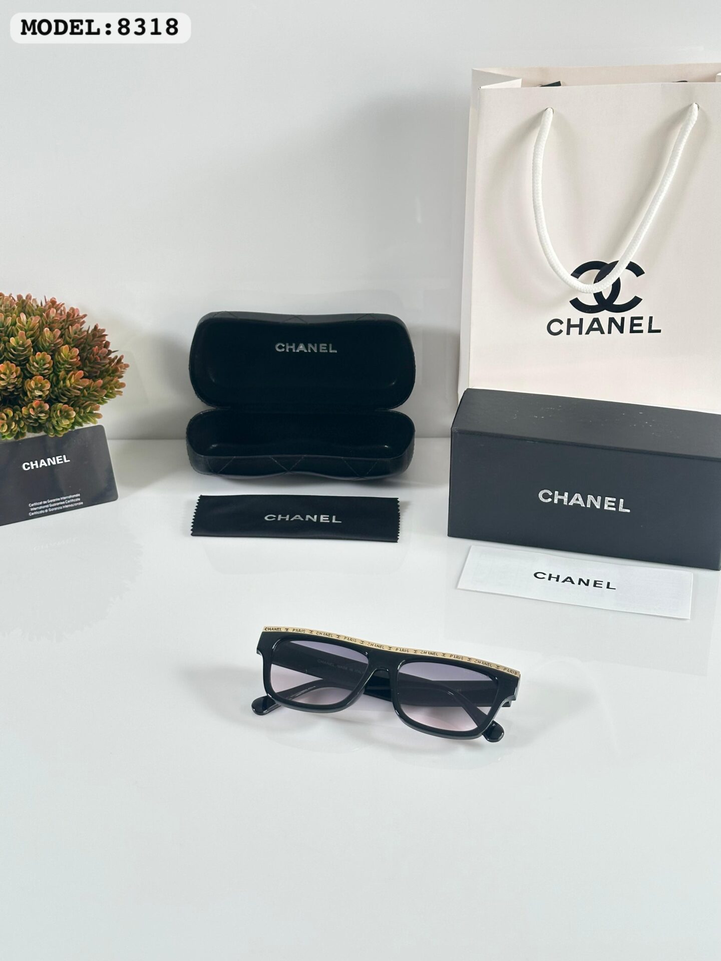 Buy First Copy Chanel Model 8318 Unisex Sunglasses – Luxurious and Elegant - Master Quality 7A Mirror at Lowest Price Online India