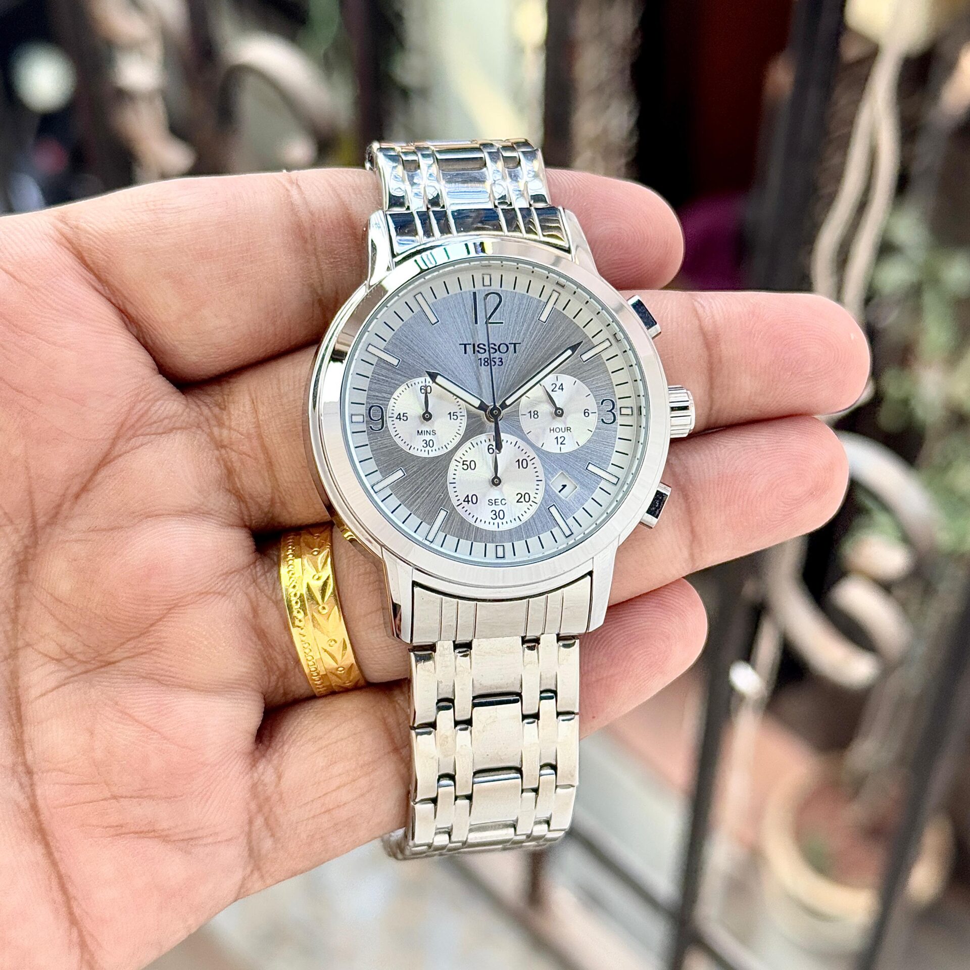 Buy First Copy Tissot PRC 200 Chronograph Watch – Classic Style with Modern Functionality 42mm - Master Quality 7A Mirror at Lowest Price Online India