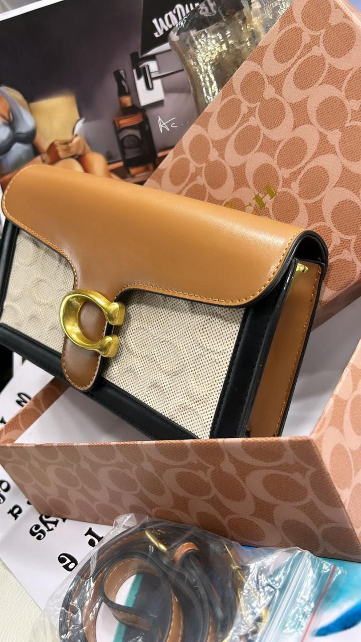 Buy First Copy Coach Tabby Shoulder Bag with Signature C-Lock Closure - Master Quality 7A Mirror at Lowest Price Online India