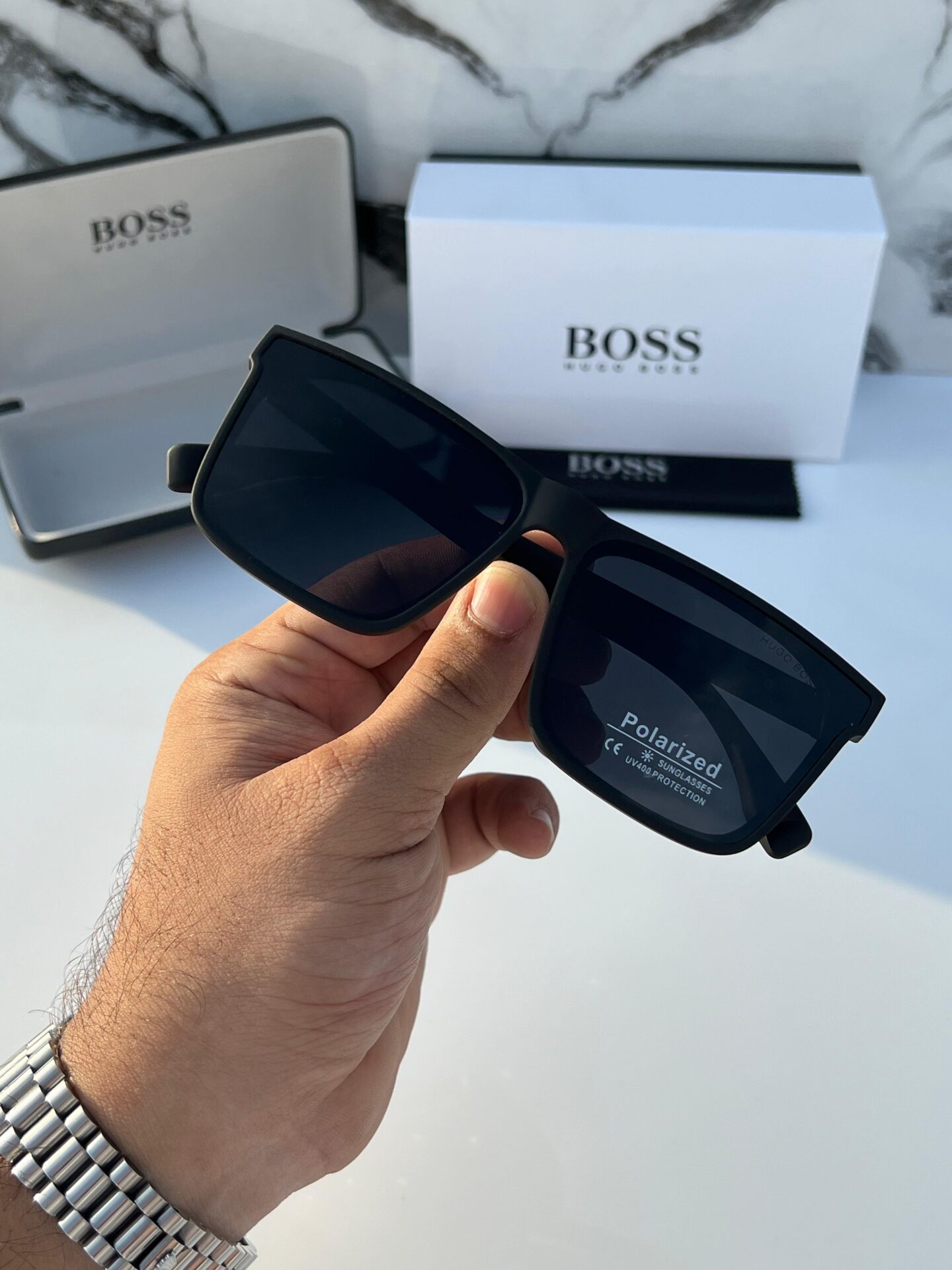 Buy First Copy Hugo Boss Polarized Sunglasses Modern and Sophisticated Design for Men - Master Quality 7A Mirror at Lowest Price Online India