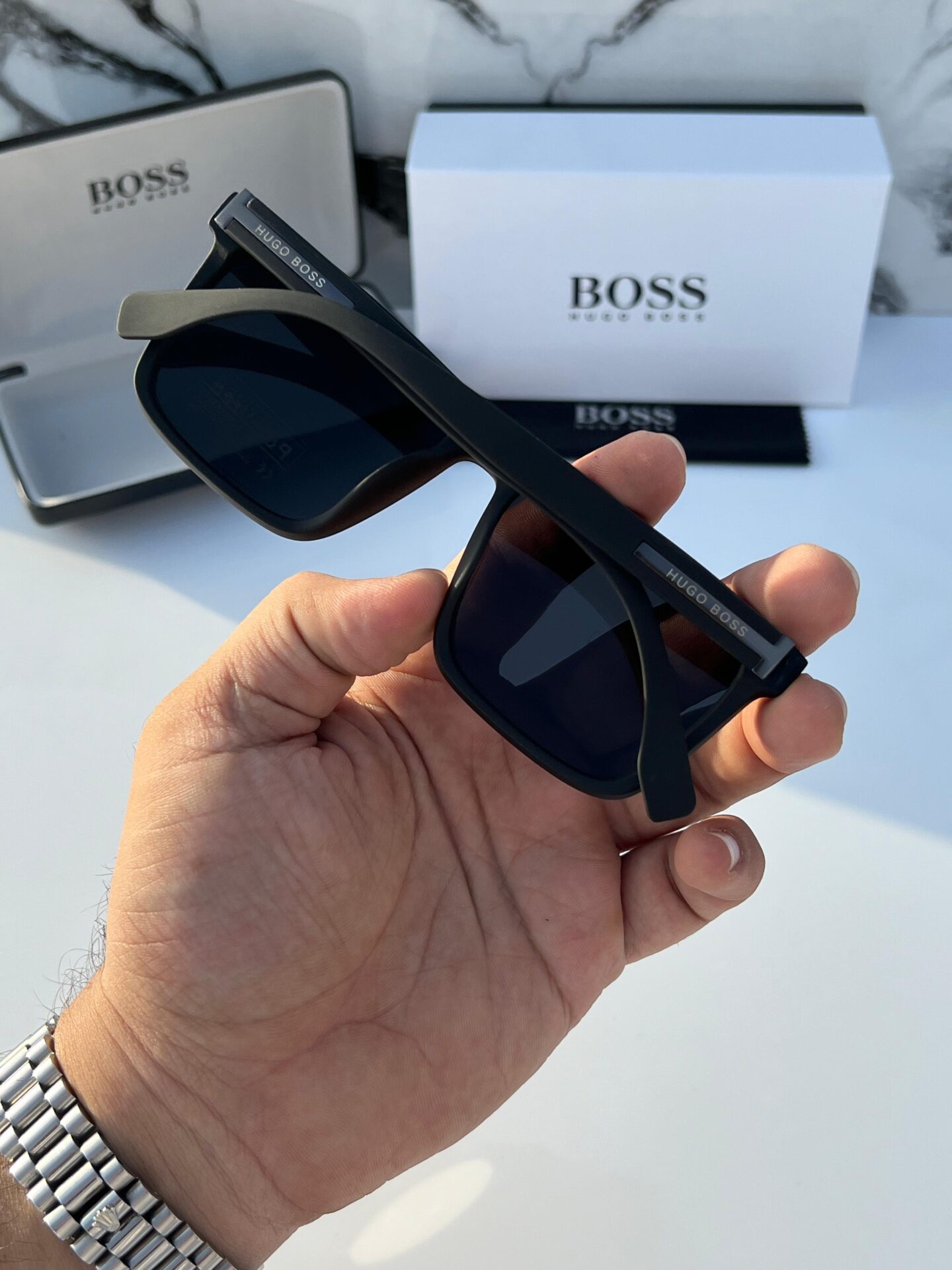 Buy First Copy Hugo Boss Polarized Sunglasses Modern and Sophisticated Design for Men - Master Quality 7A Mirror at Lowest Price Online India