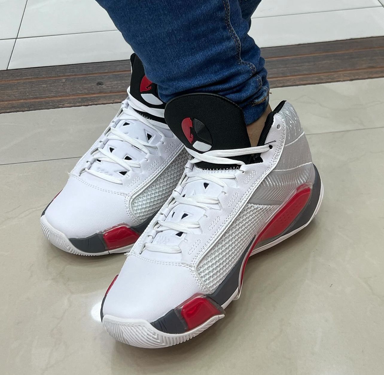 Buy First Copy Jordan 38 Basketball Shoes High Ankle - Master Quality 7A Mirror at Lowest Price Online India