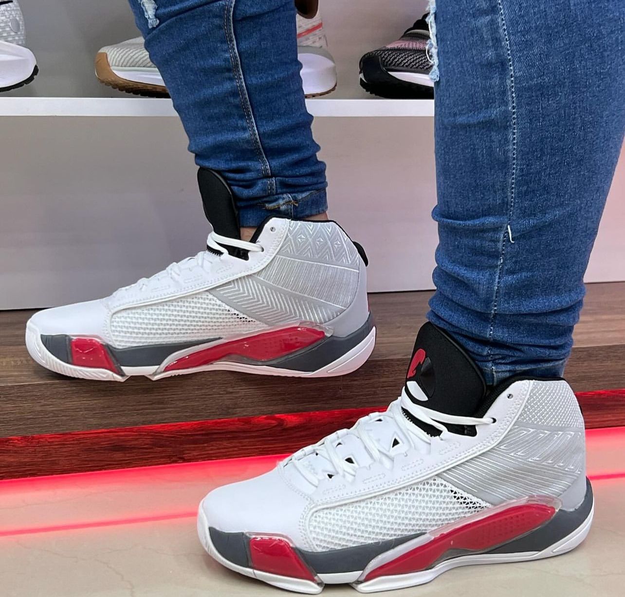 Buy First Copy Jordan 38 Basketball Shoes High Ankle - Master Quality 7A Mirror at Lowest Price Online India
