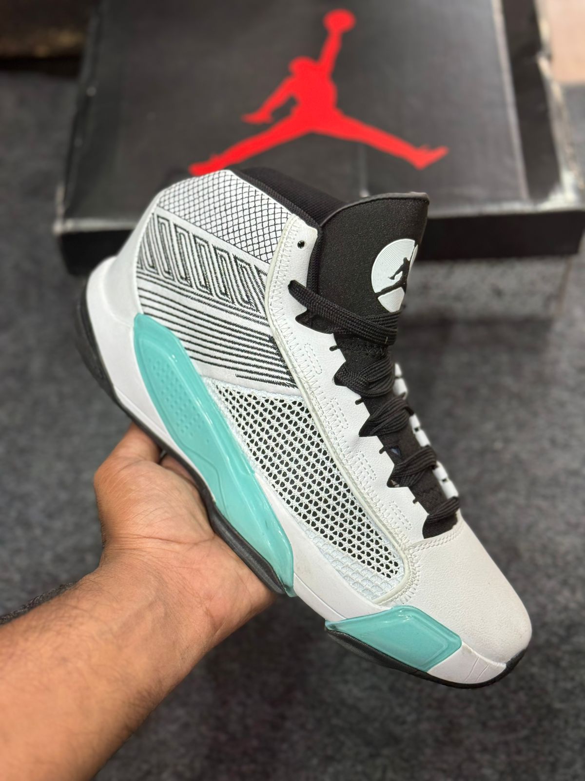 Buy First Copy Jordan 38 Basketball Shoes High Ankle - Master Quality 7A Mirror at Lowest Price Online India