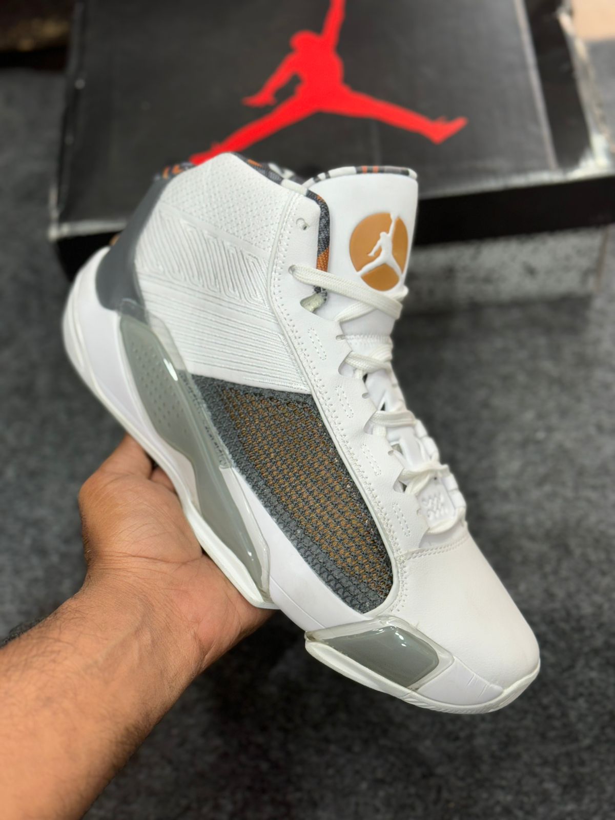 Buy First Copy Jordan 38 Basketball Shoes High Ankle - Master Quality 7A Mirror at Lowest Price Online India