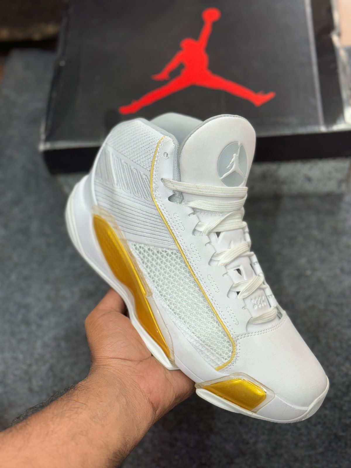 Buy First Copy Jordan 38 Basketball Shoes High Ankle - Master Quality 7A Mirror at Lowest Price Online India