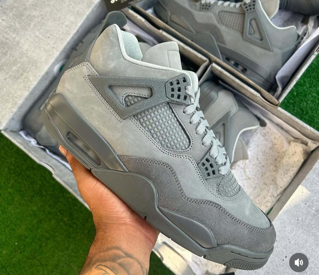 Buy First Copy Air Jordan Retro 4 Cool Grey Men’s Shoes - Master Quality 7A Mirror at Lowest Price Online India