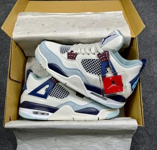 Buy First Copy Air Jordan Retro 4 Legend Blue Men’s Sneakers - Master Quality 7A Mirror at Lowest Price Online India