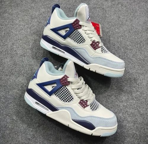 Buy First Copy Air Jordan Retro 4 Legend Blue Men’s Sneakers - Master Quality 7A Mirror at Lowest Price Online India