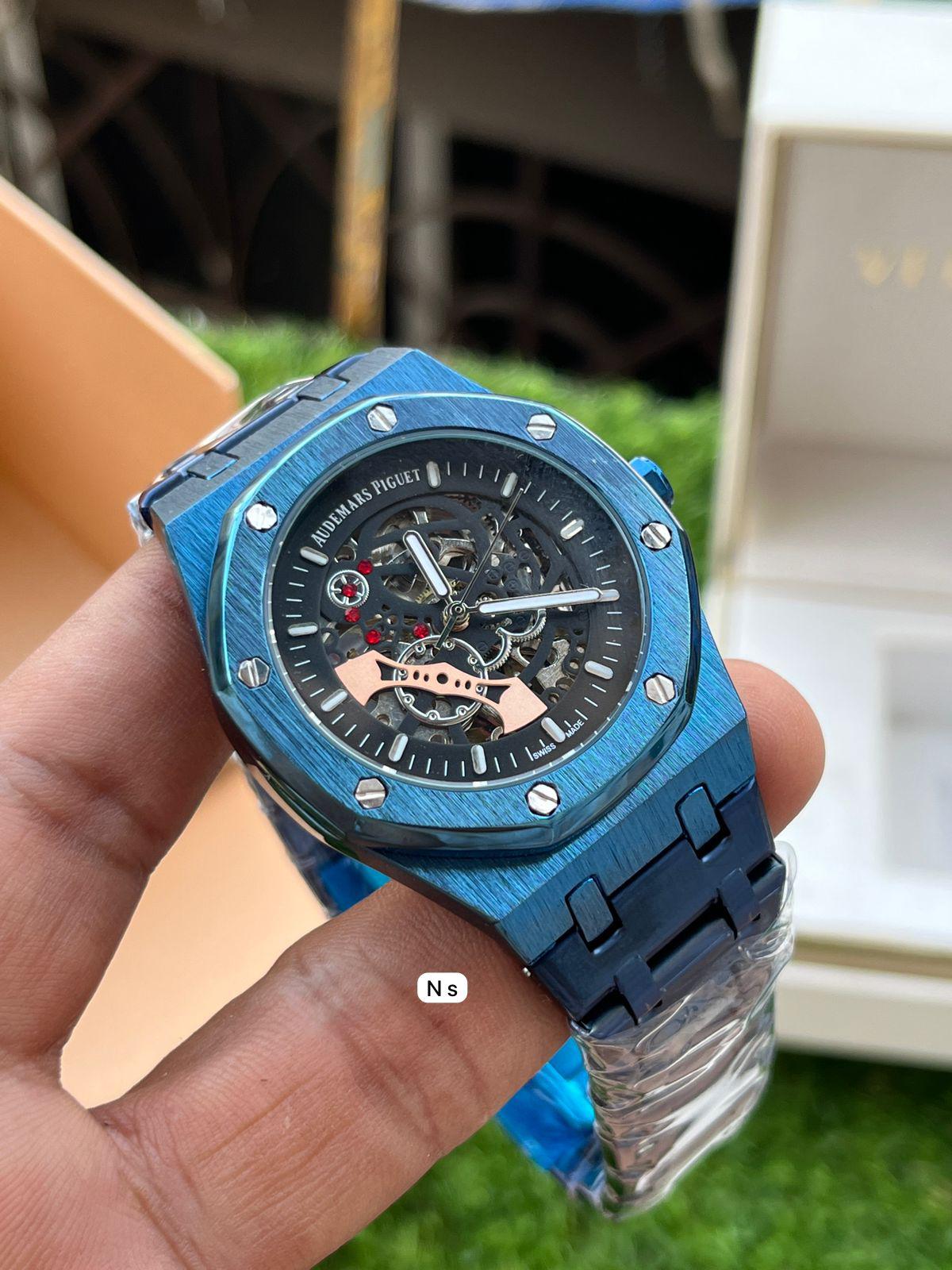 Buy First Copy Audemars Piguet Royal Oak Automatic Skeletonized Men’s Watch 43mm - Master Quality 7A Mirror at Lowest Price Online India