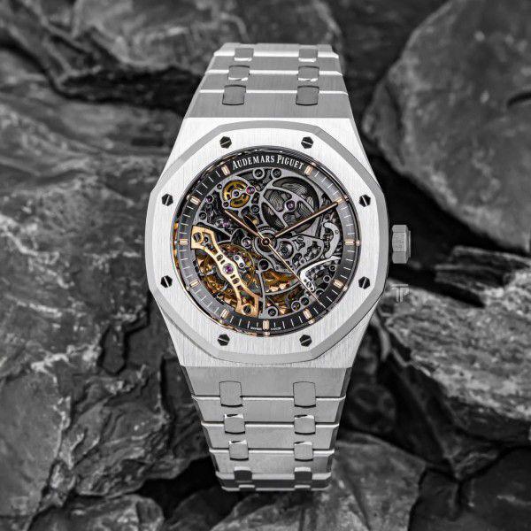 Buy First Copy Audemars Piguet Royal Oak Skeleton Automatic Watch - Master Quality 7A Mirror at Lowest Price Online India