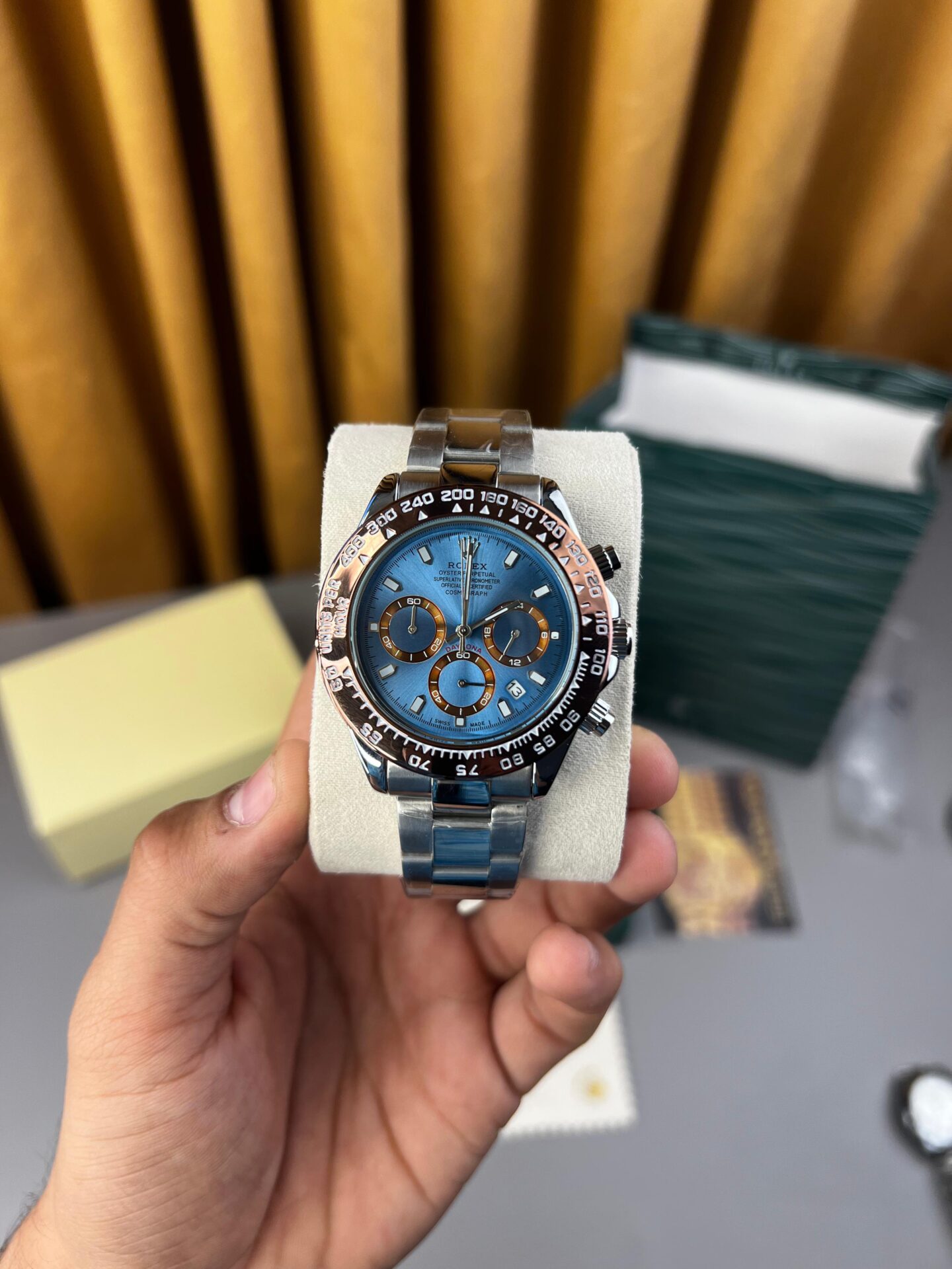 Buy First Copy Rolex Cosmograph Daytona Men’s Watch Inspired Design - Master Quality 7A Mirror at Lowest Price Online India