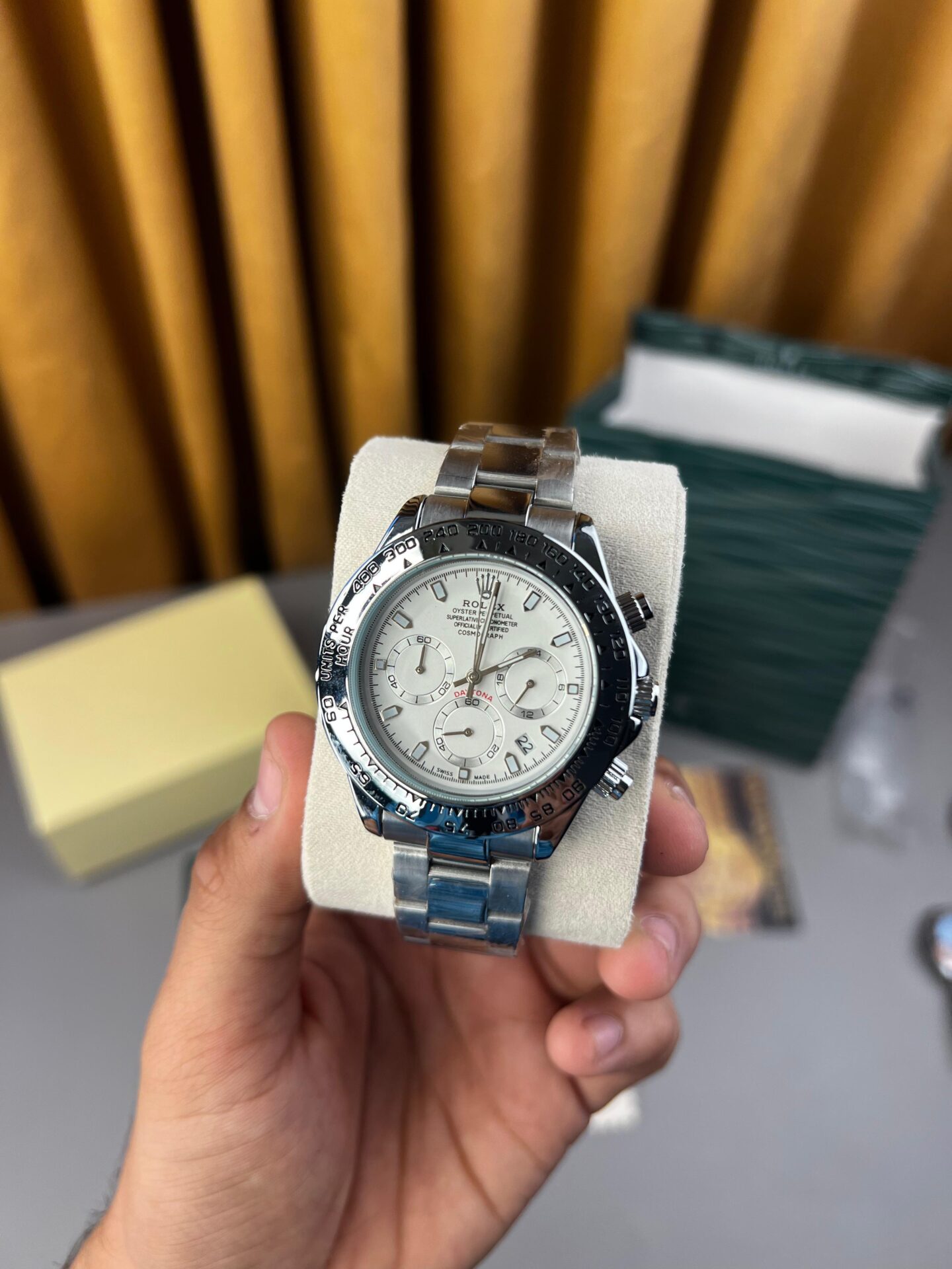 Buy First Copy Rolex Cosmograph Daytona Men’s Watch Inspired Design - Master Quality 7A Mirror at Lowest Price Online India