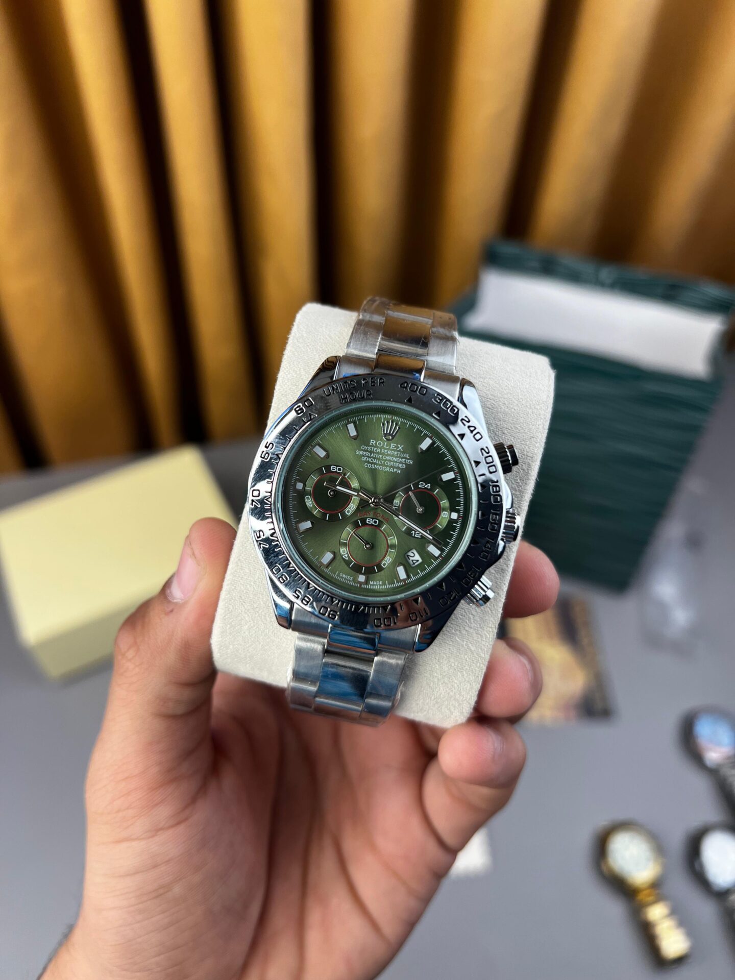 Buy First Copy Rolex Cosmograph Daytona Men’s Watch Inspired Design - Master Quality 7A Mirror at Lowest Price Online India