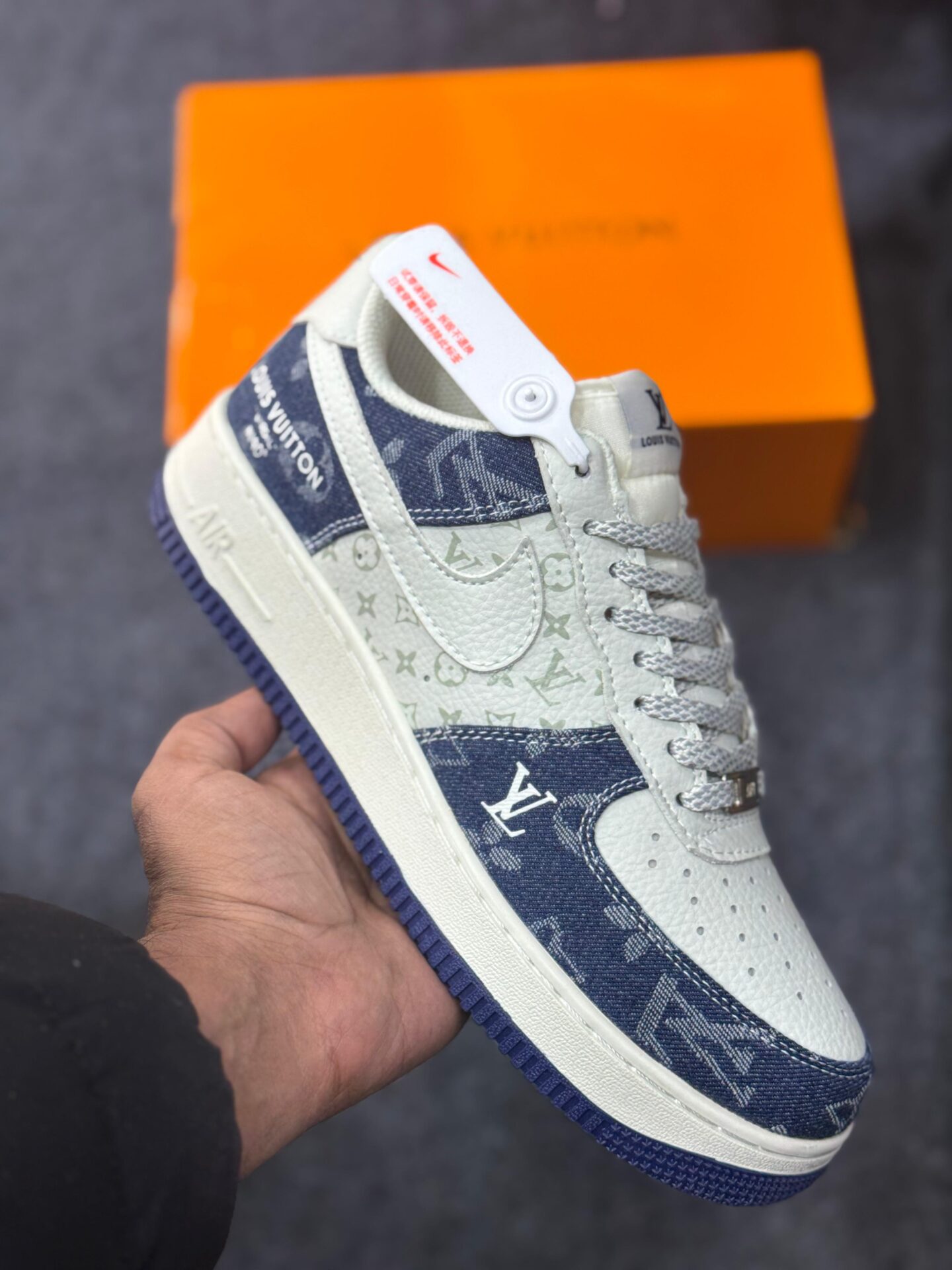 Buy First Copy Nike Air Force 1 Low x Louis Vuitton x Virgil Abloh – A Trifecta of Style - Master Quality 7A Mirror at Lowest Price Online India
