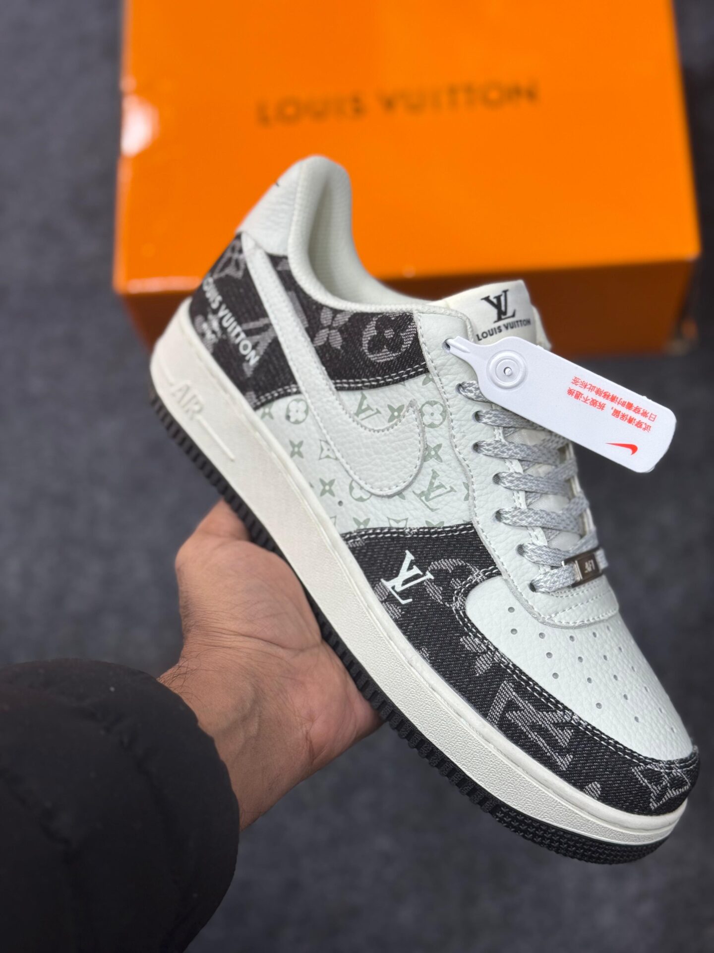 Buy First Copy Nike Air Force 1 Low x Louis Vuitton x Virgil Abloh – A Trifecta of Style - Master Quality 7A Mirror at Lowest Price Online India