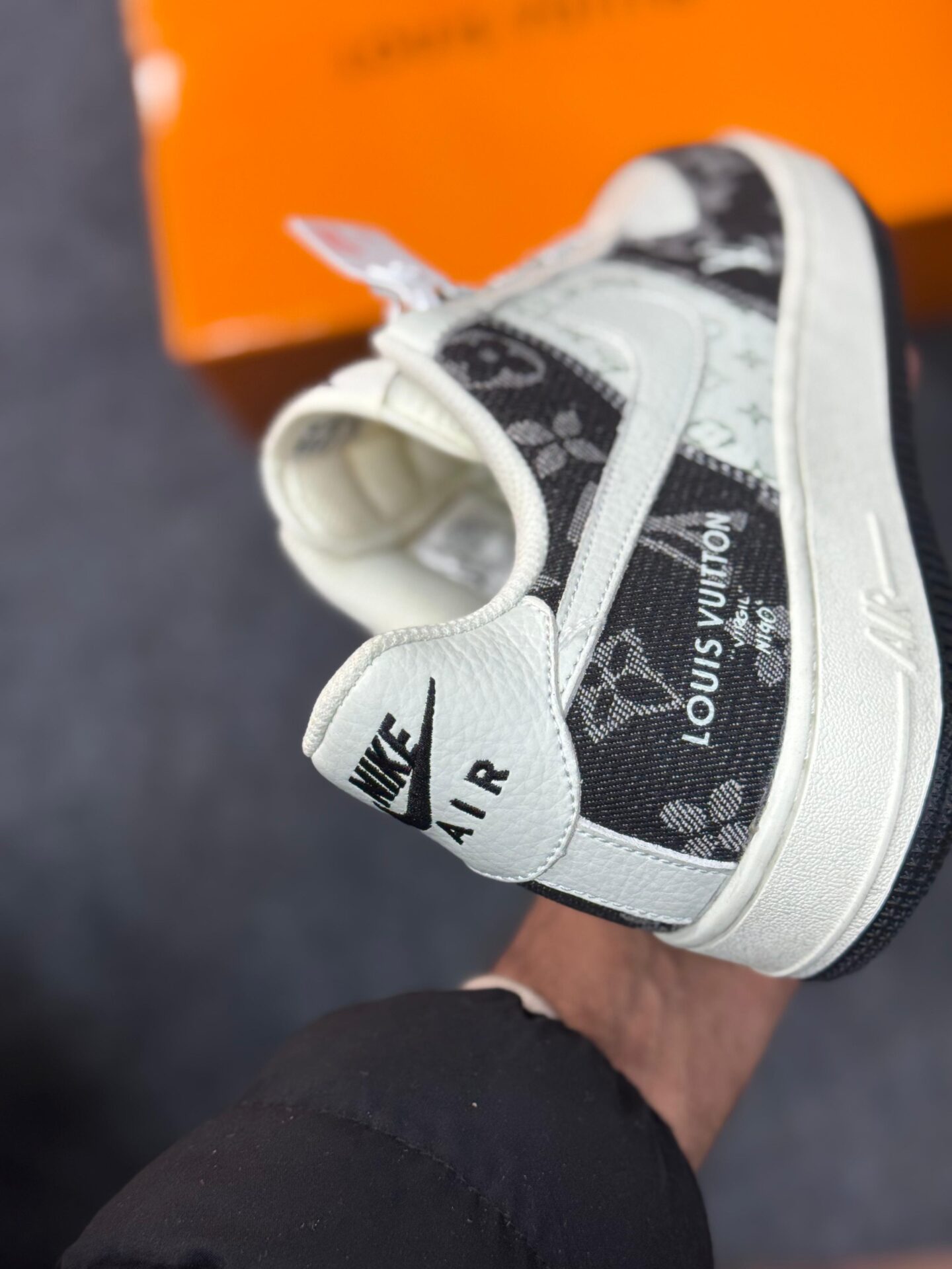 Buy First Copy Nike Air Force 1 Low x Louis Vuitton x Virgil Abloh – A Trifecta of Style - Master Quality 7A Mirror at Lowest Price Online India