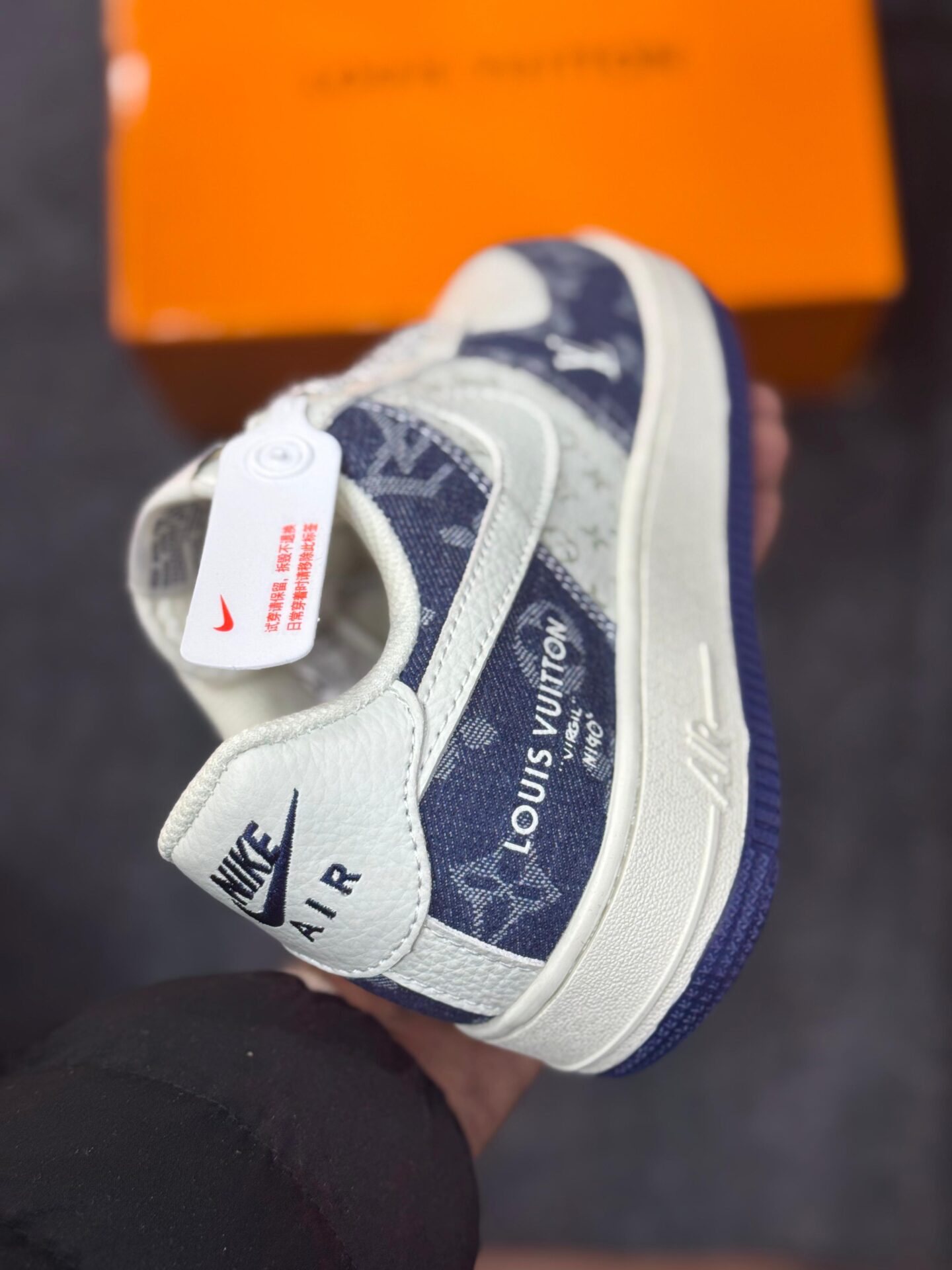 Buy First Copy Nike Air Force 1 Low x Louis Vuitton x Virgil Abloh – A Trifecta of Style - Master Quality 7A Mirror at Lowest Price Online India
