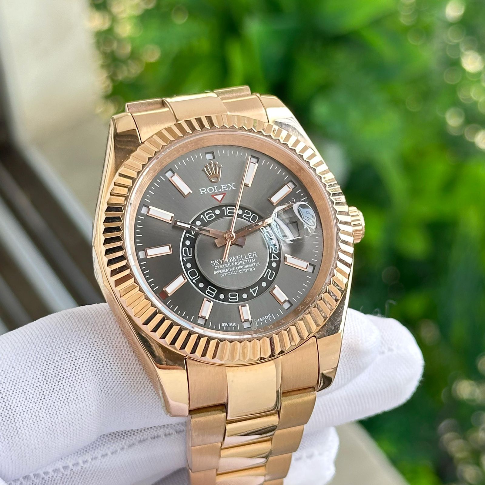 Buy First Copy Rolex Men’s Sky-Dweller ETA Watch Luxury and Functionality - Master Quality 7A Mirror at Lowest Price Online India