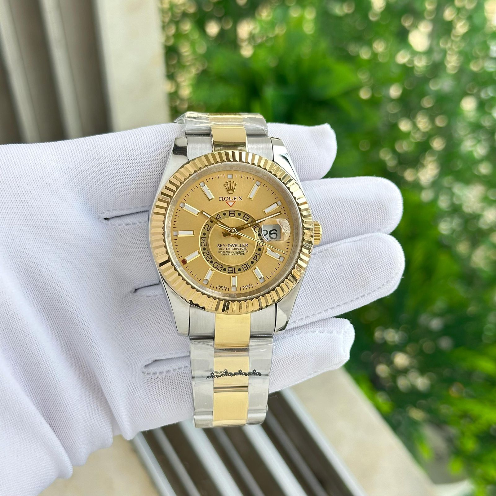 Buy First Copy Rolex Men’s Sky-Dweller ETA Watch Luxury and Functionality - Master Quality 7A Mirror at Lowest Price Online India