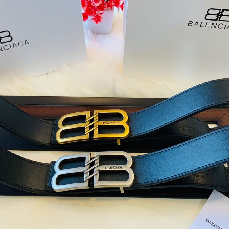 Buy First Copy Balenciaga Interchangeable Buckle Belts Unisex - Master Quality 7A Mirror at Lowest Price Online India