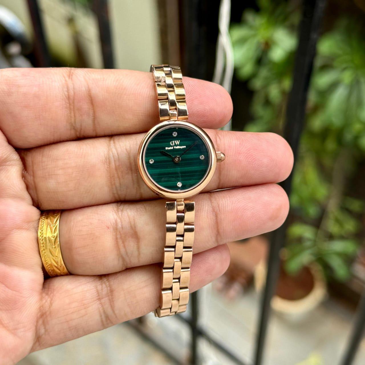 Buy First Copy Daniel Wellington Elan Lumine Malachite DW00100721K Women Watch 22mm - Master Quality 7A Mirror at Lowest Price Online India