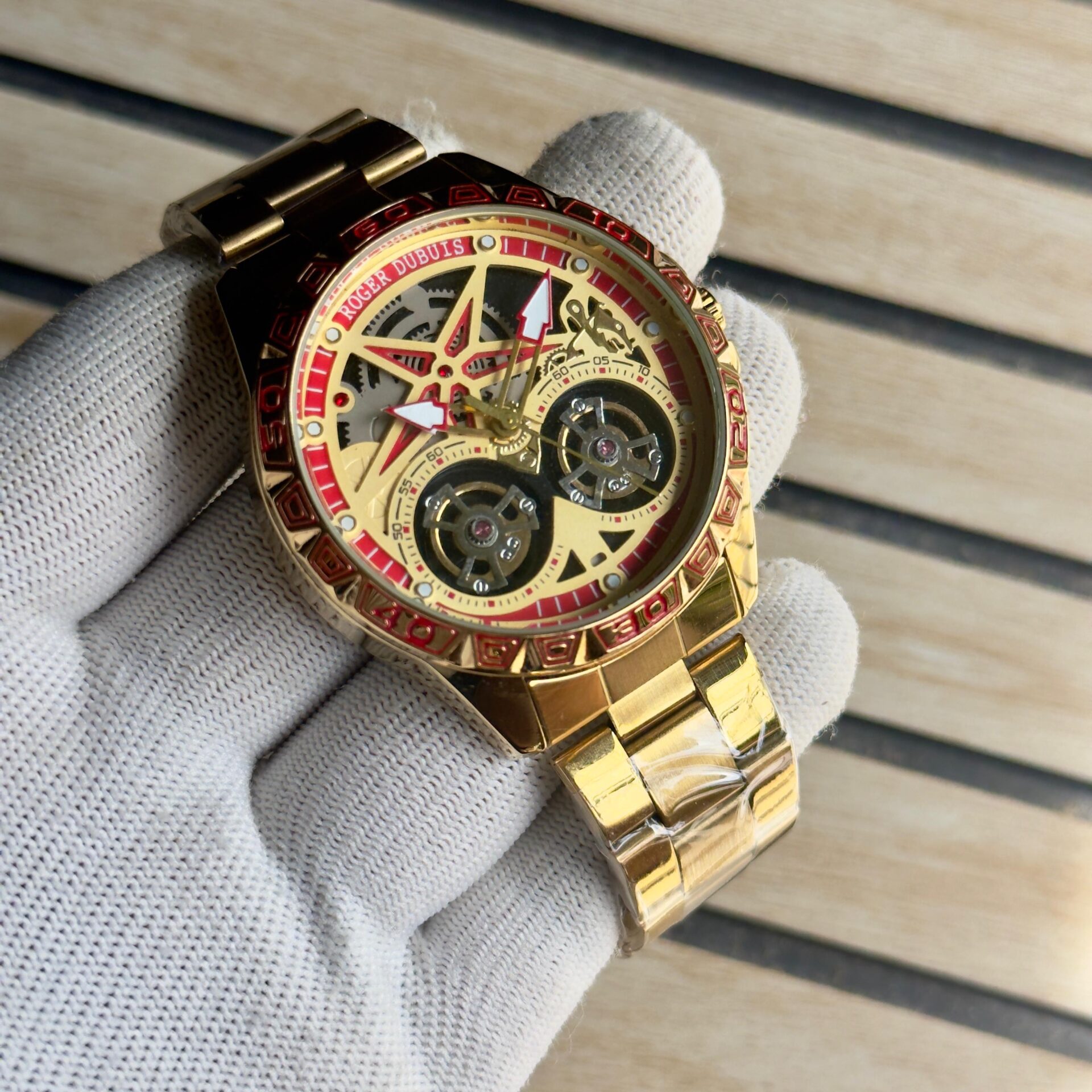Buy First Copy Roger Dubuis Excalibur Skeleton Watch Haute Horlogerie for Men - Master Quality 7A Mirror at Lowest Price Online India