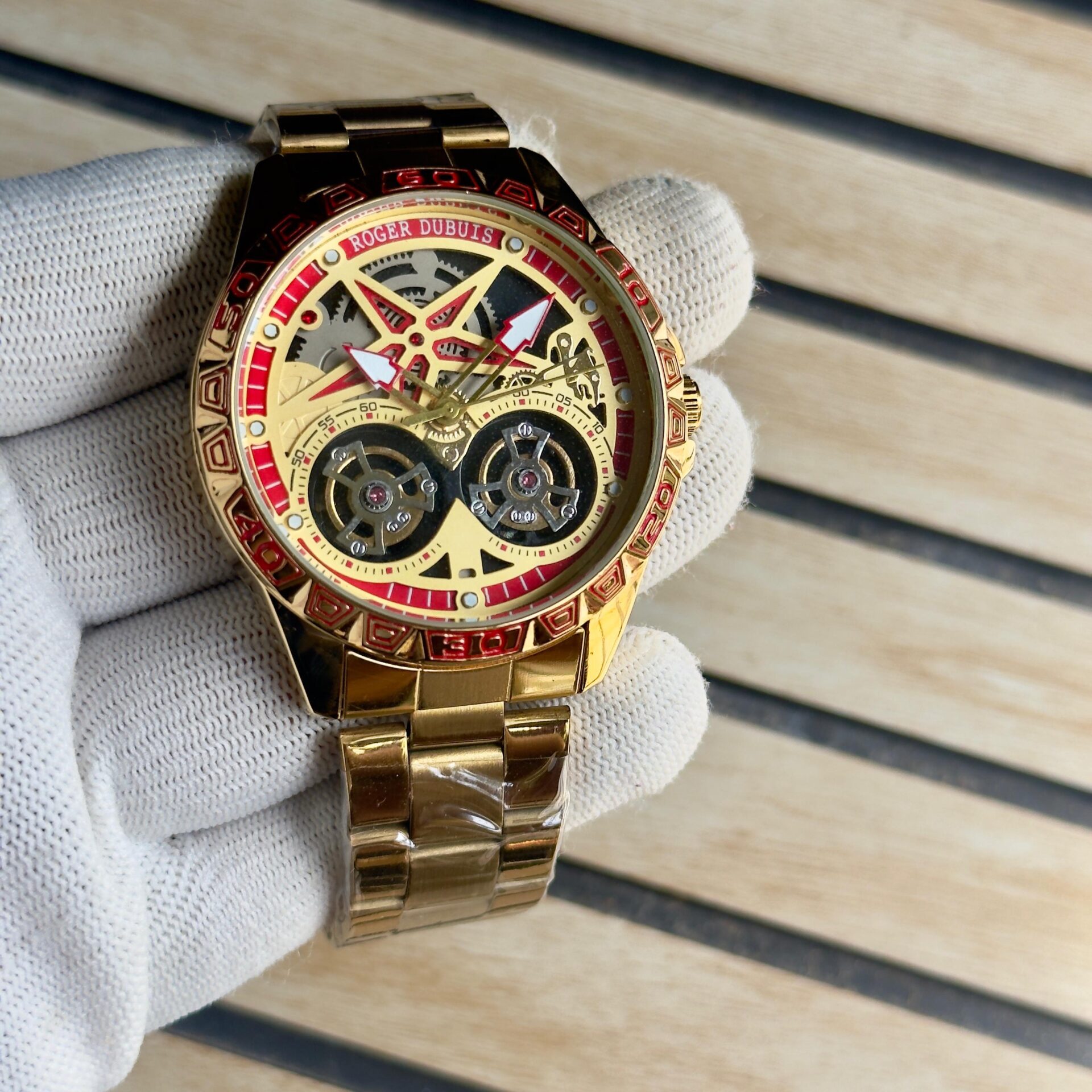Buy First Copy Roger Dubuis Excalibur Skeleton Watch Haute Horlogerie for Men - Master Quality 7A Mirror at Lowest Price Online India