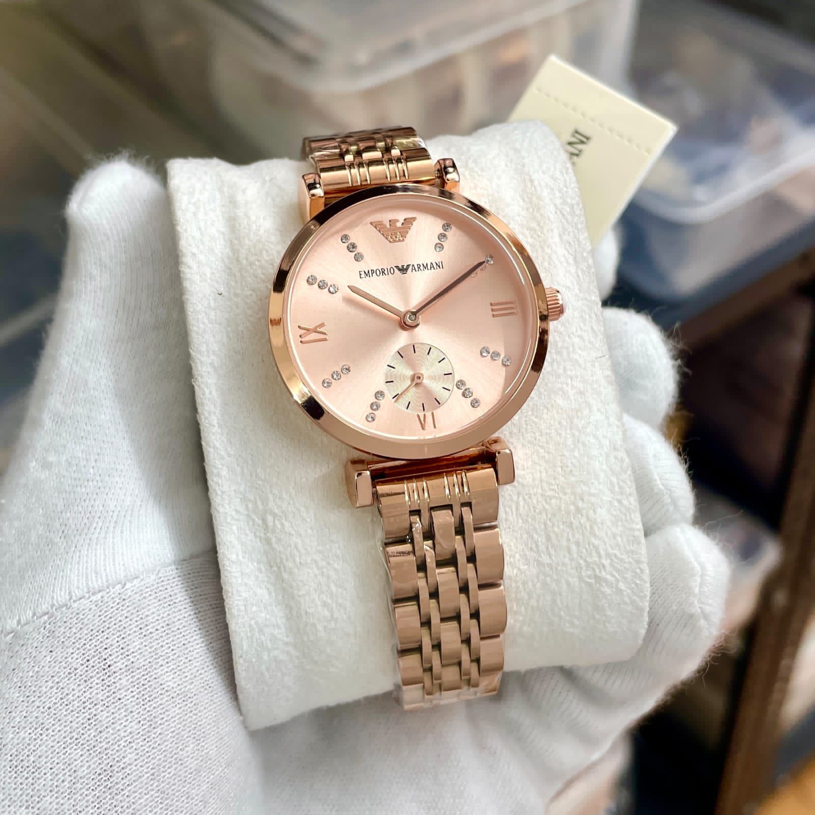 Buy First Copy Emporio Armani Women’s Gianni T-Bar Dial Watch 32mm - Master Quality 7A Mirror at Lowest Price Online India