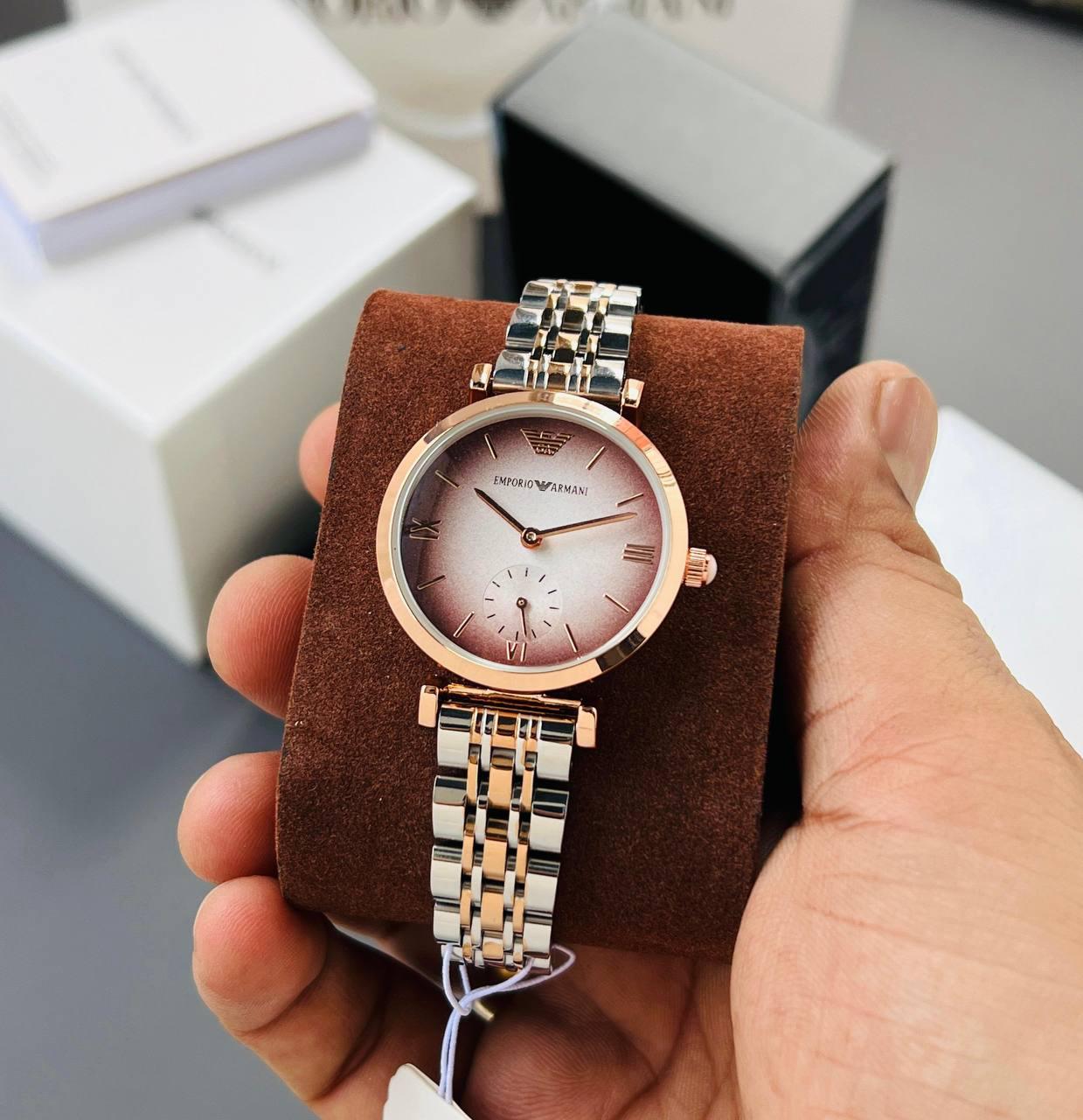Buy First Copy Emporio Armani Women’s Gianni T-Bar Dial Watch 32mm - Master Quality 7A Mirror at Lowest Price Online India