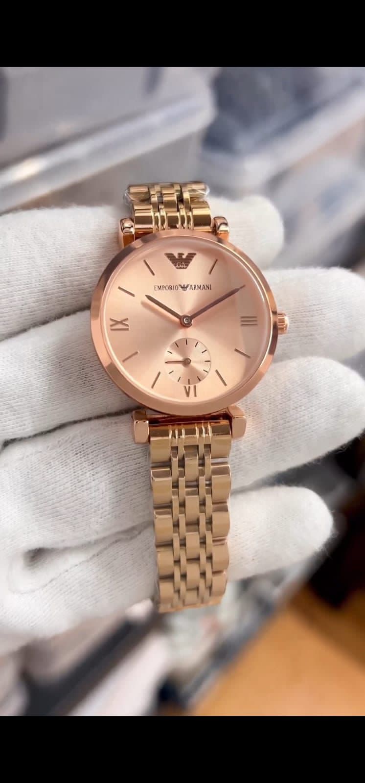Buy First Copy Emporio Armani Women’s Gianni T-Bar Dial Watch 32mm - Master Quality 7A Mirror at Lowest Price Online India
